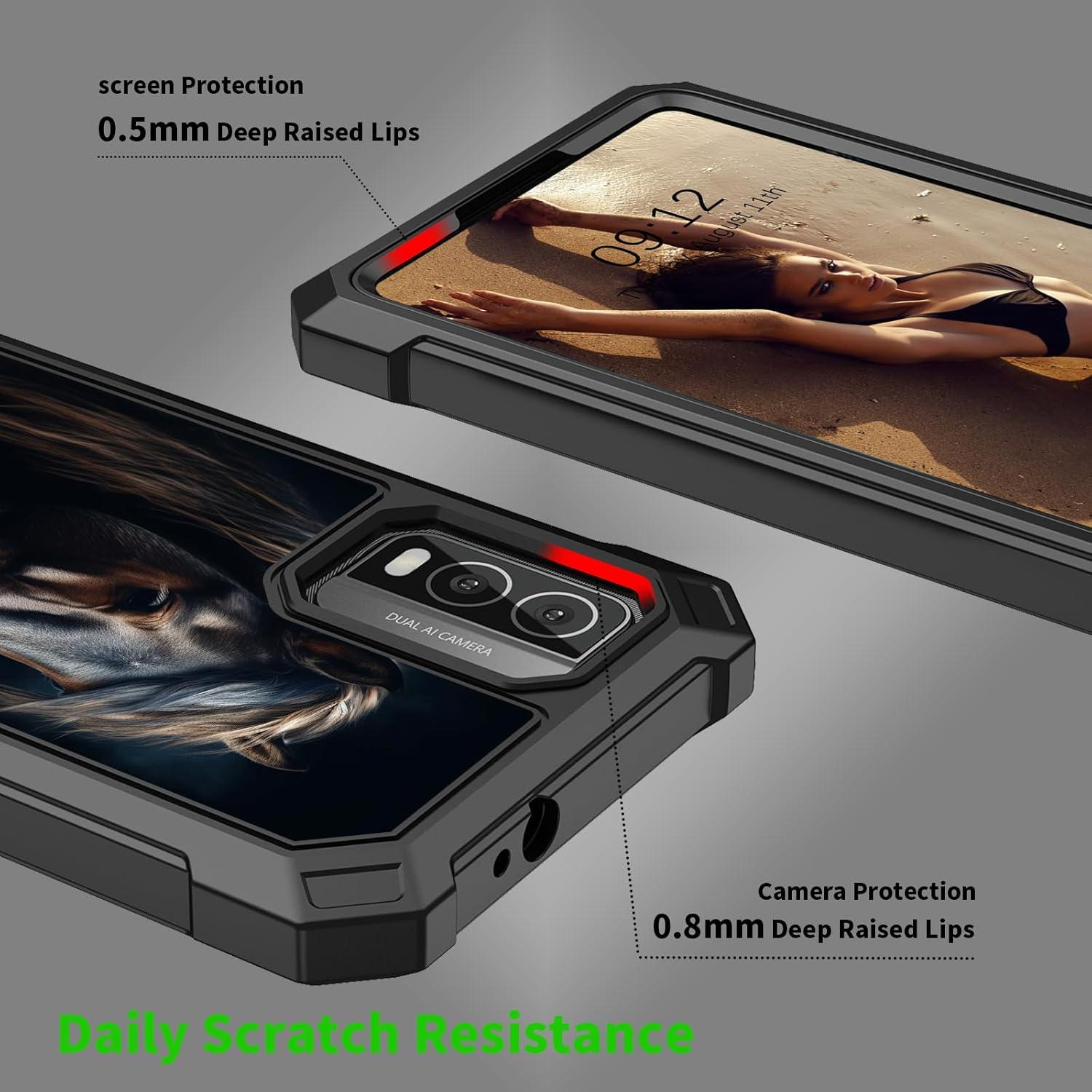 Funda Protectora para Nokia C210 2023 con Protector de Pantalla