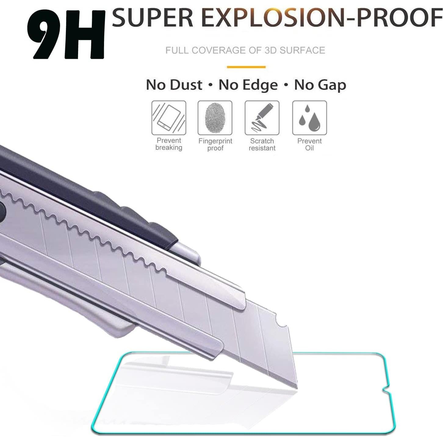 Protector de Pantalla Vidrio Templado Beukei para Nokia C110 - 3 Pack