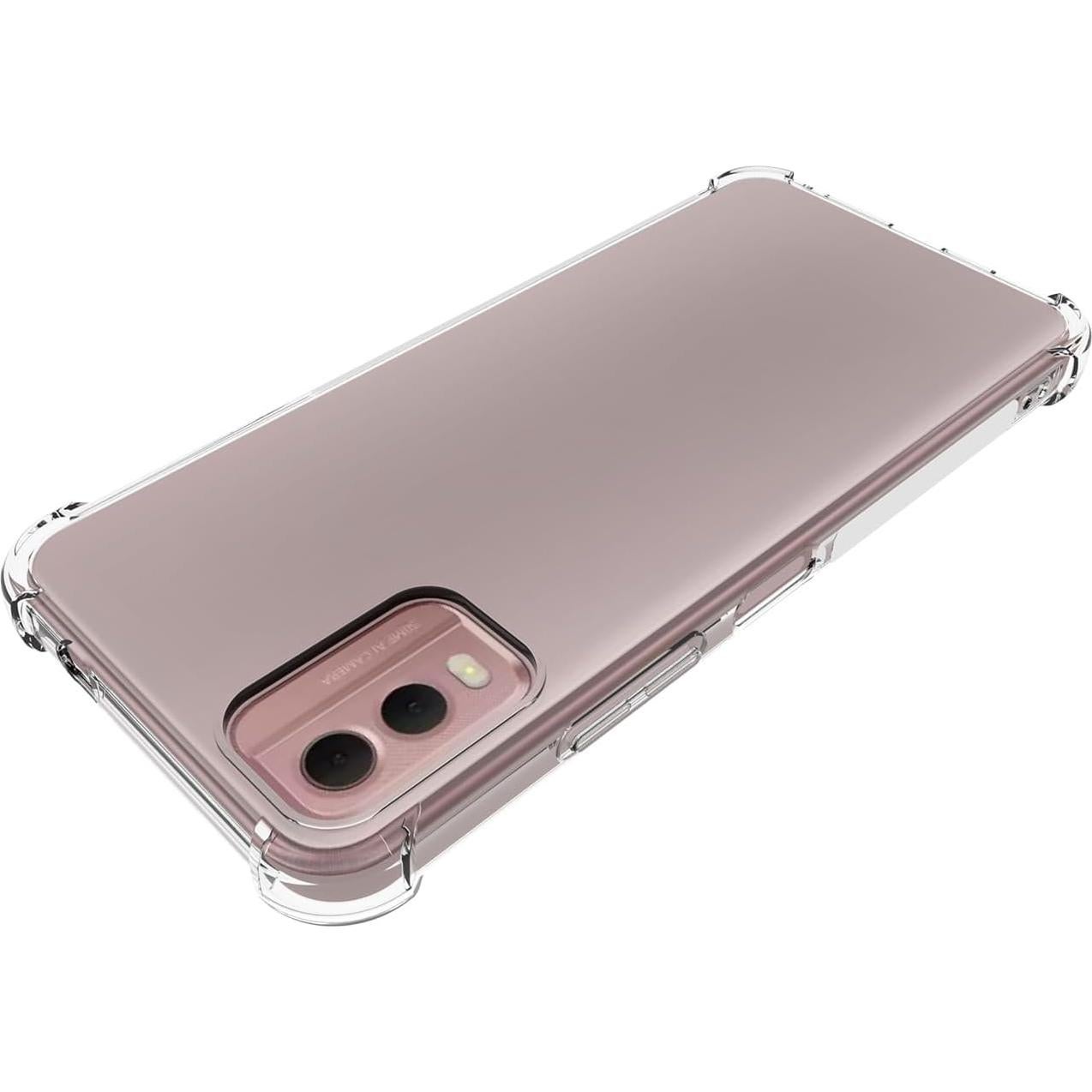 Funda TPU Transparente para Nokia C32 - Protección Delgada y Anti-Amarillento