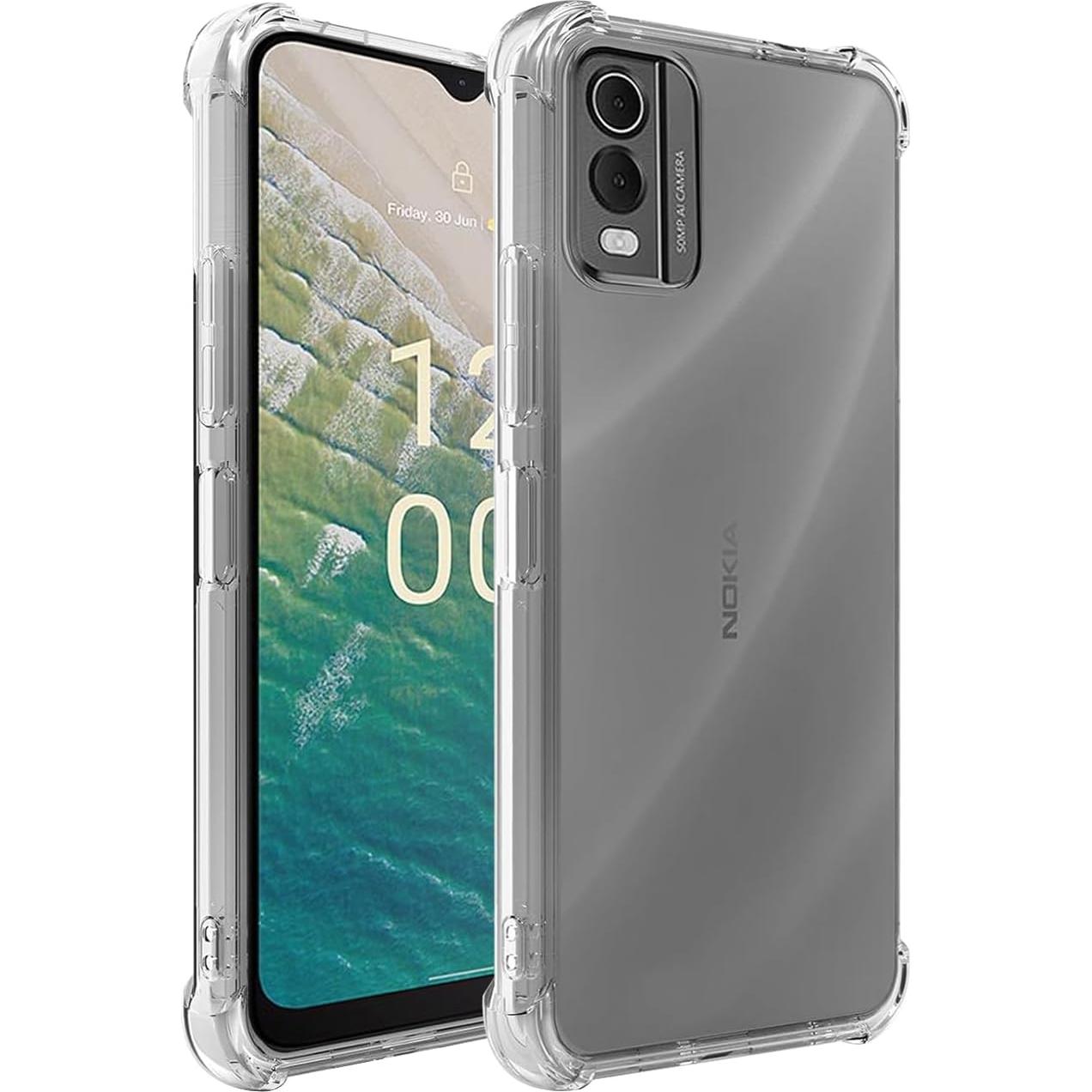Funda TPU Transparente para Nokia C32 - Protección Delgada y Anti-Amarillento
