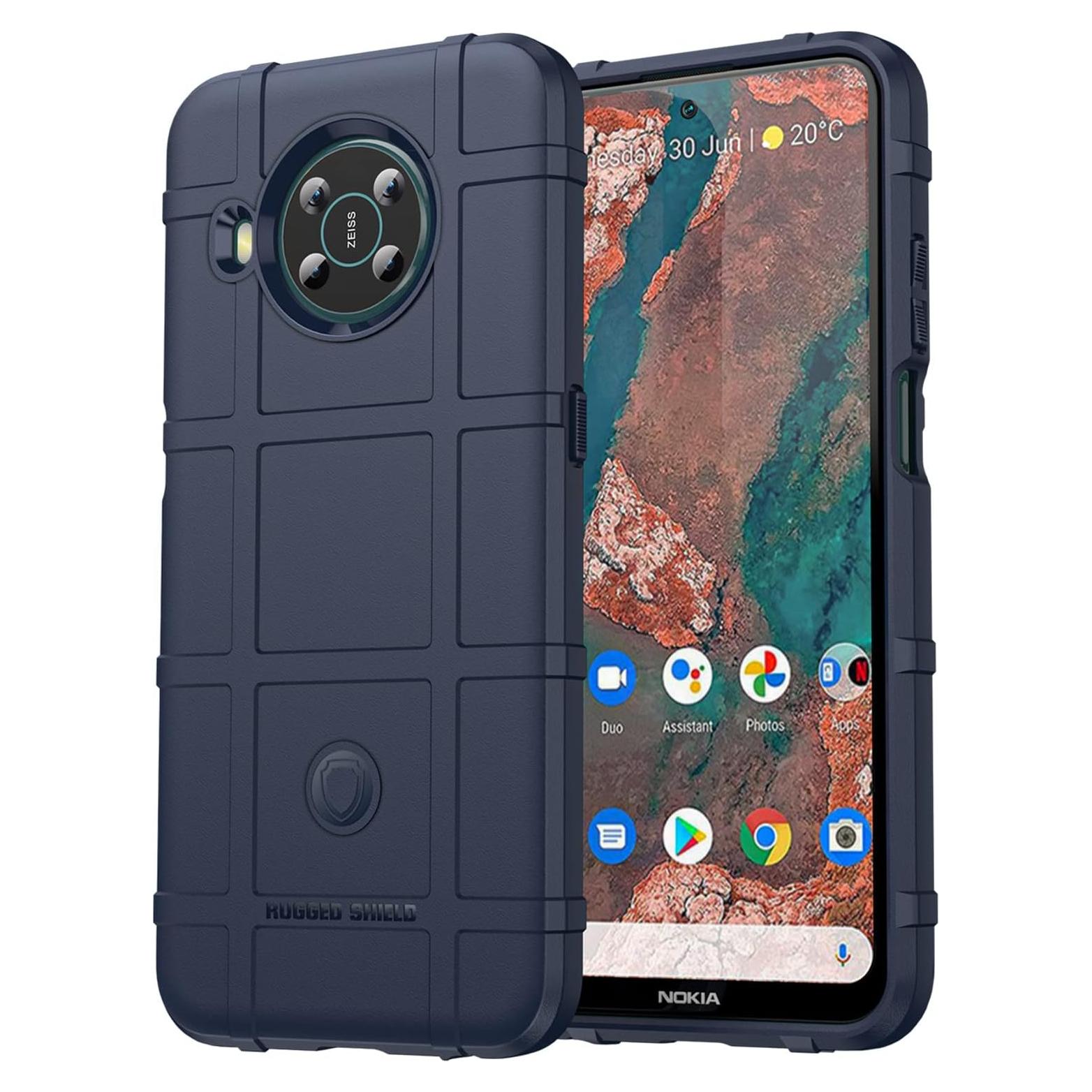 Funda Ajustada Nokia X100 - Protección Militar Azul HD