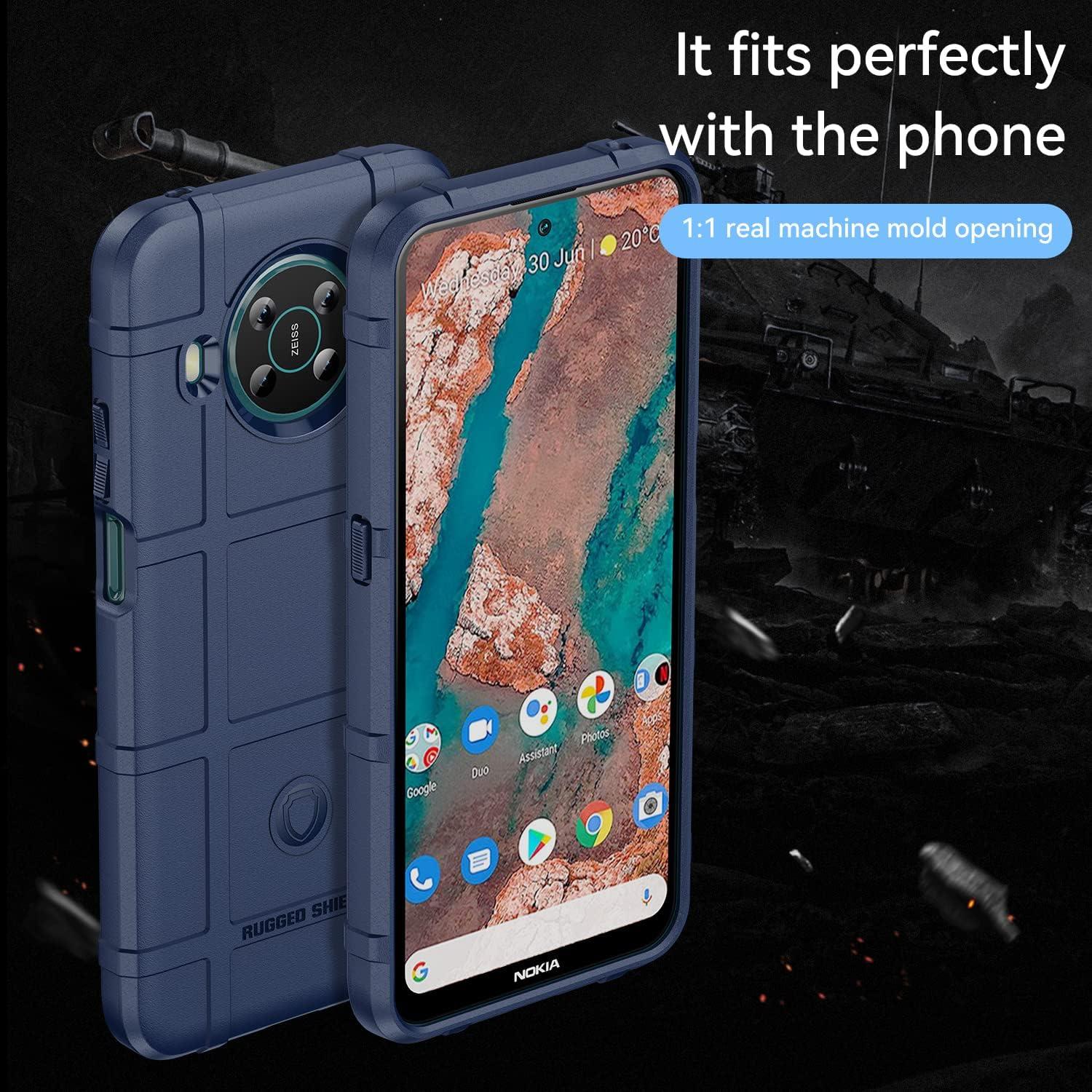 Funda Ajustada Nokia X100 - Protección Militar Azul HD