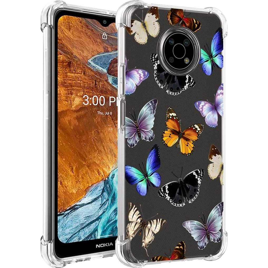 Funda protectora TPU para Nokia G300 5G - Mariposa Colorida