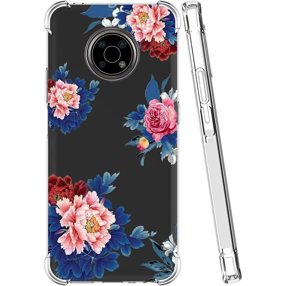 Funda protectora TPU para Nokia G300 5G - Flor Azul