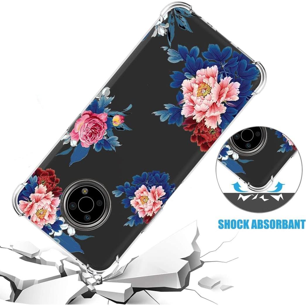Funda protectora TPU para Nokia G300 5G - Flor Azul