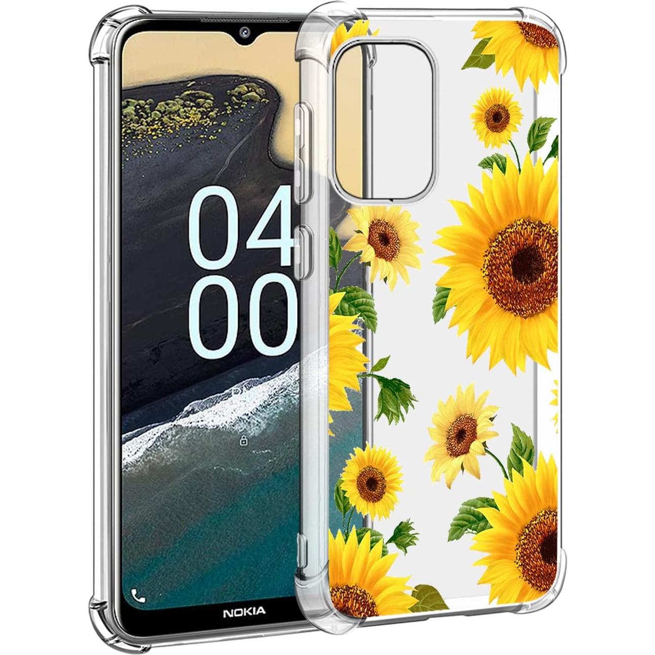 Paquete de 3 Fundas TPU para Nokia G400 - Protección Floral