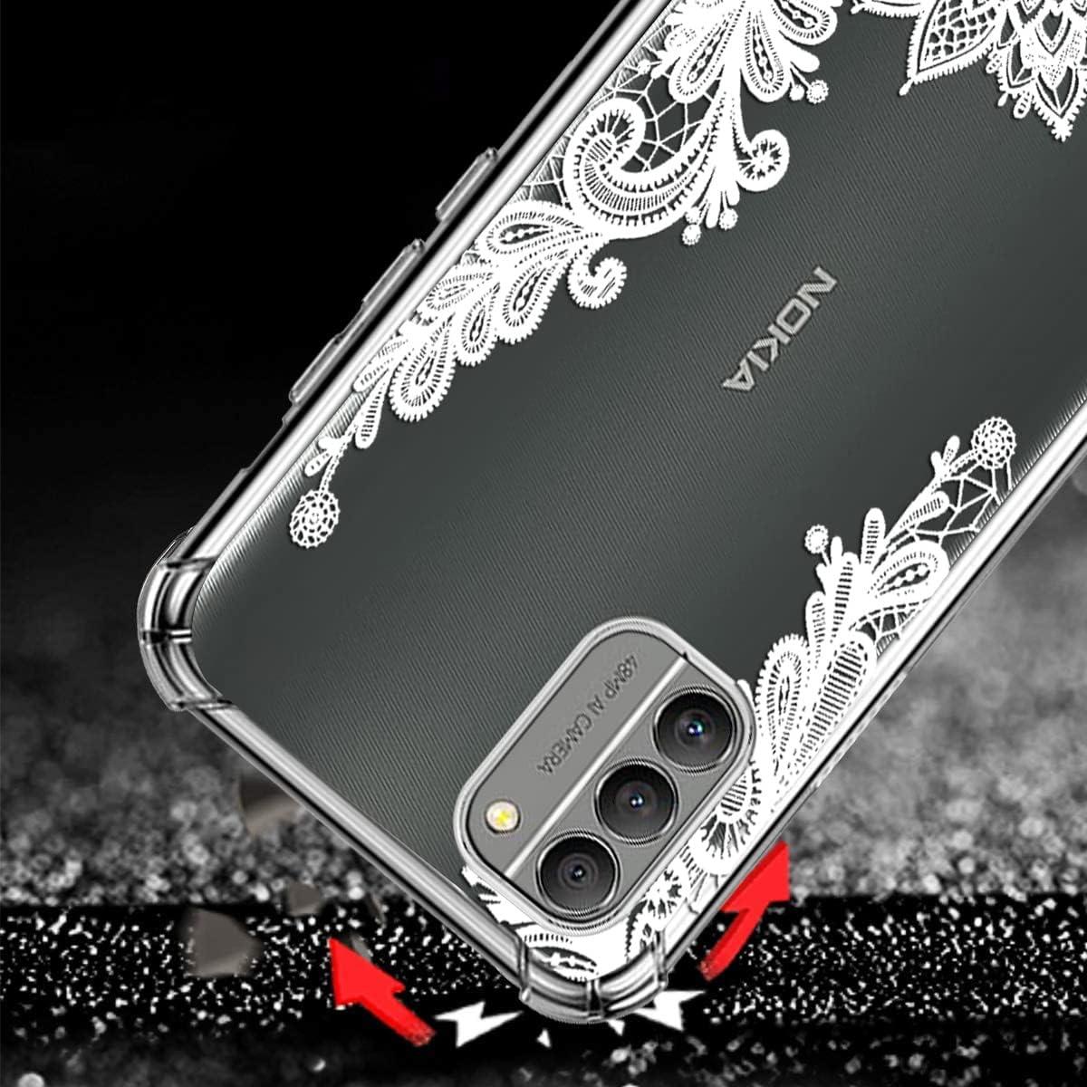 Paquete de 3 Fundas TPU para Nokia G400 - Protección Floral