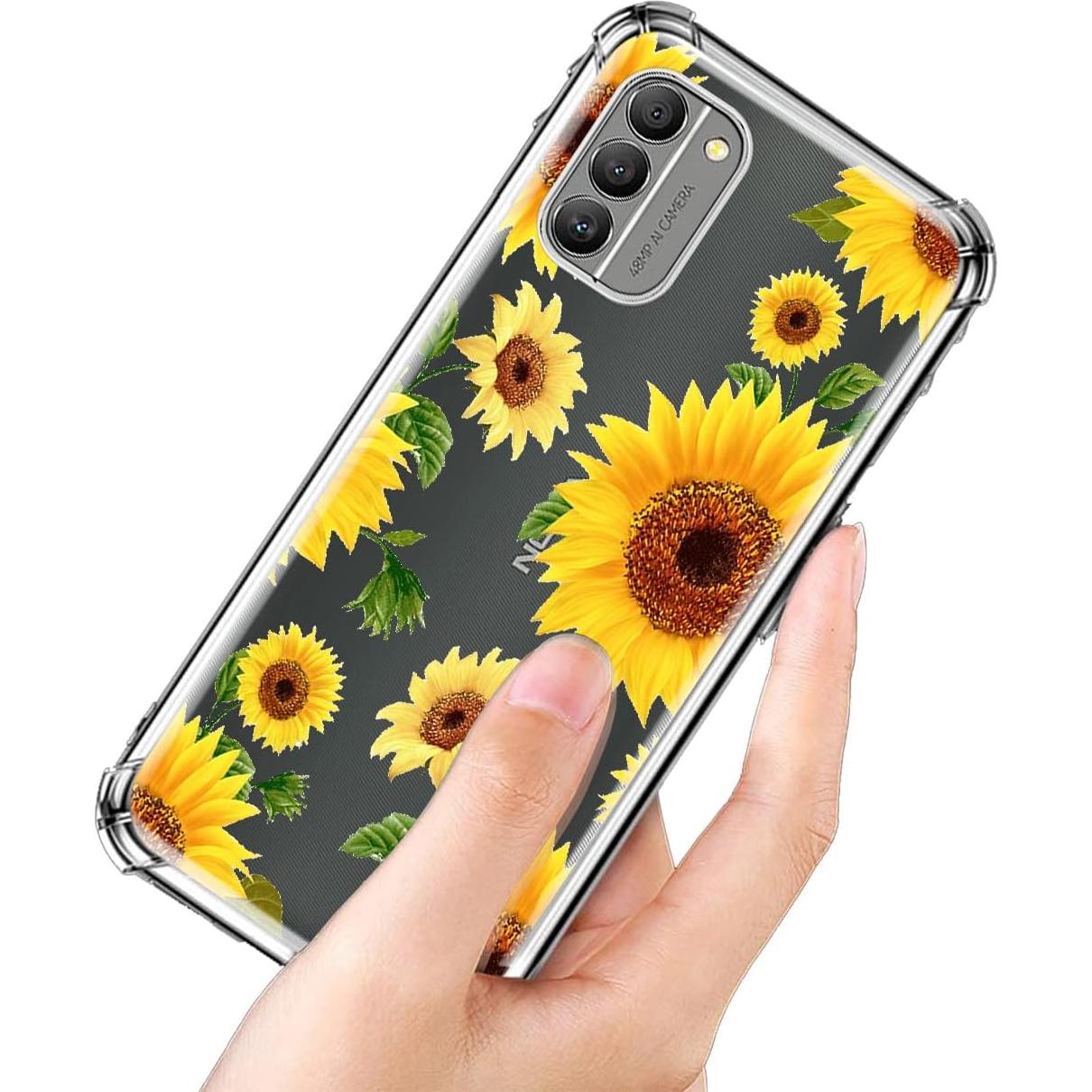 Paquete de 3 Fundas TPU para Nokia G400 - Protección Floral