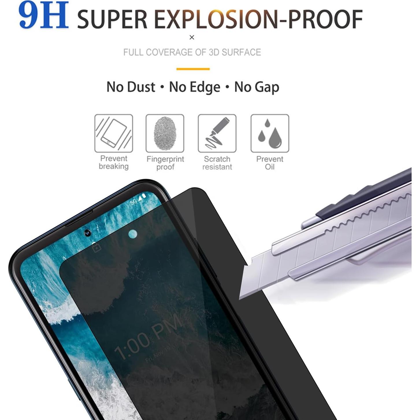 Protector de Pantalla Privado 3 Pack Lokyoo para Nokia X100