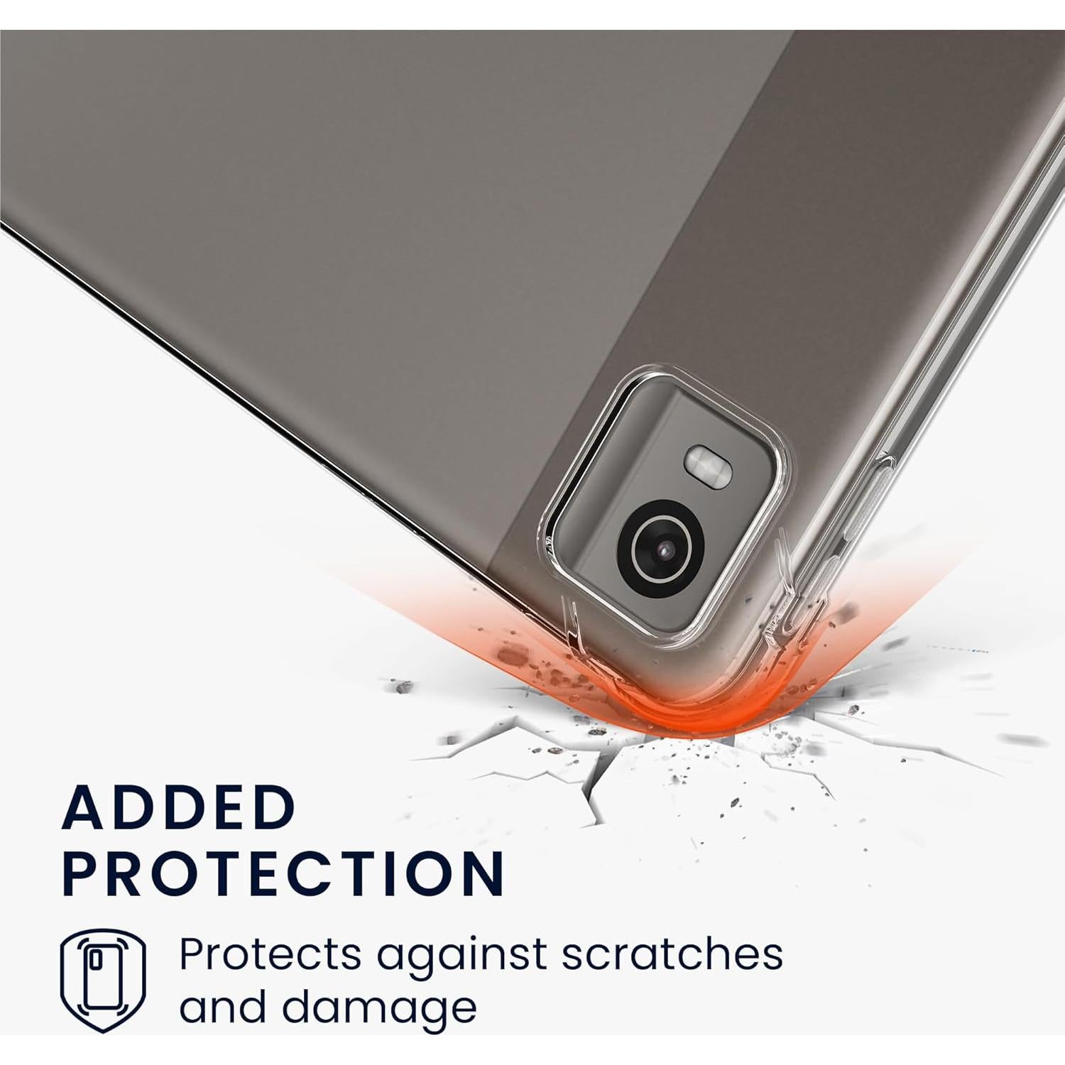 Funda Transparente kwmobile para Nokia T21 Tablet - TPU Suave