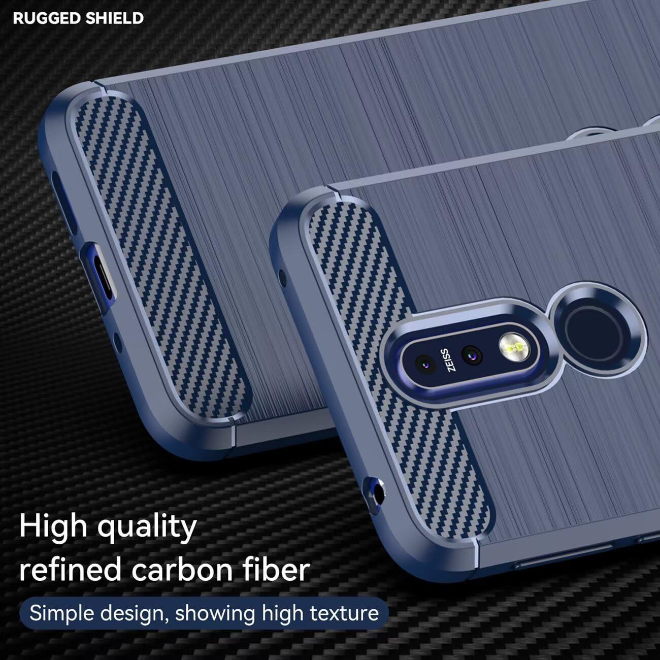 Funda TPU para Nokia 7.1 Sidande Azul Marino - Ultra Delgada