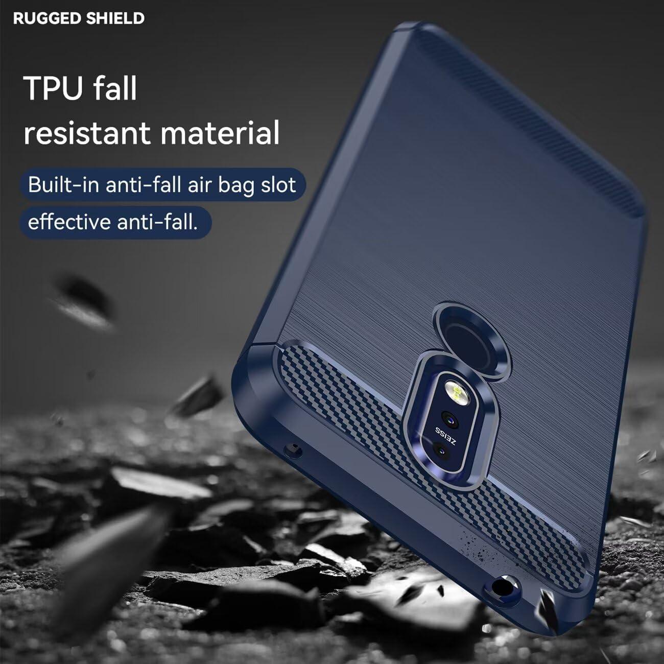 Funda TPU para Nokia 7.1 Sidande Azul Marino - Ultra Delgada