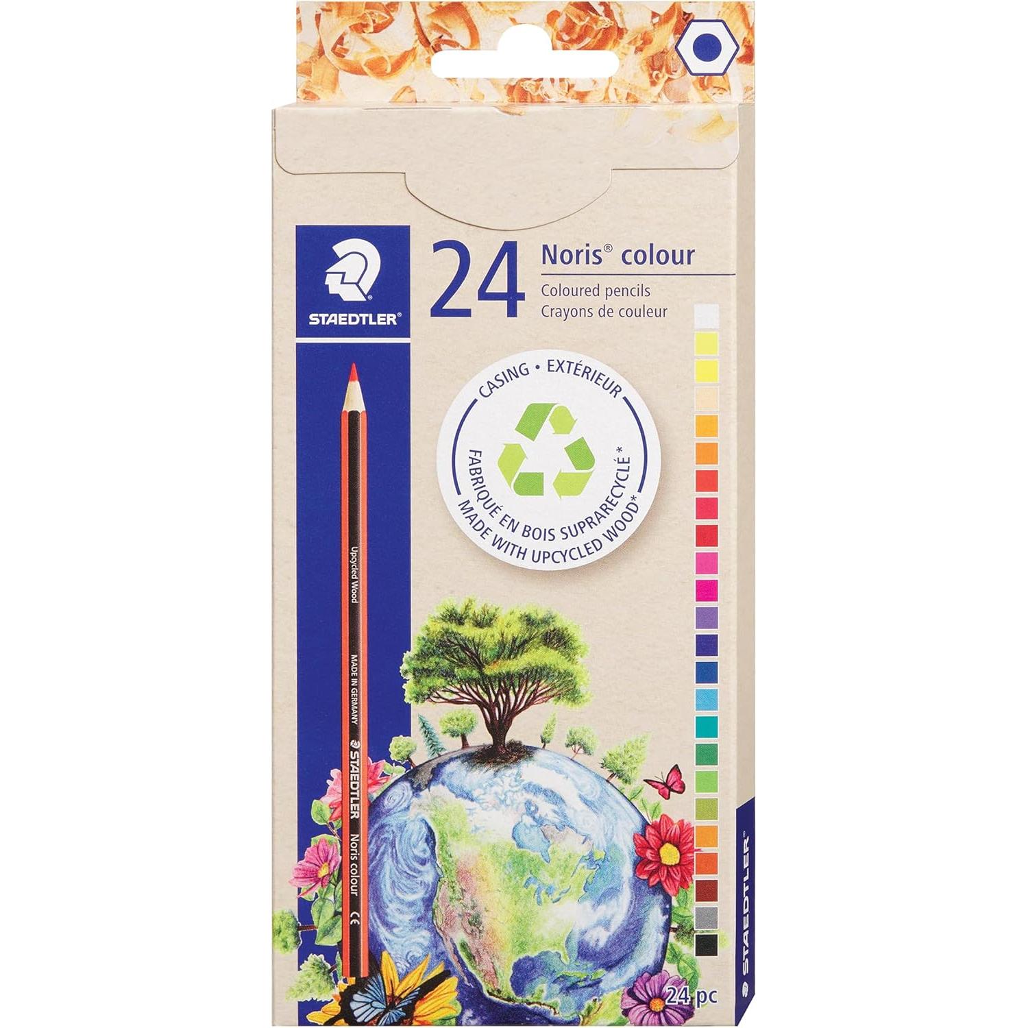 Juego de Lápices de Colores STAEDTLER 24 Piezas - Mina Resistente