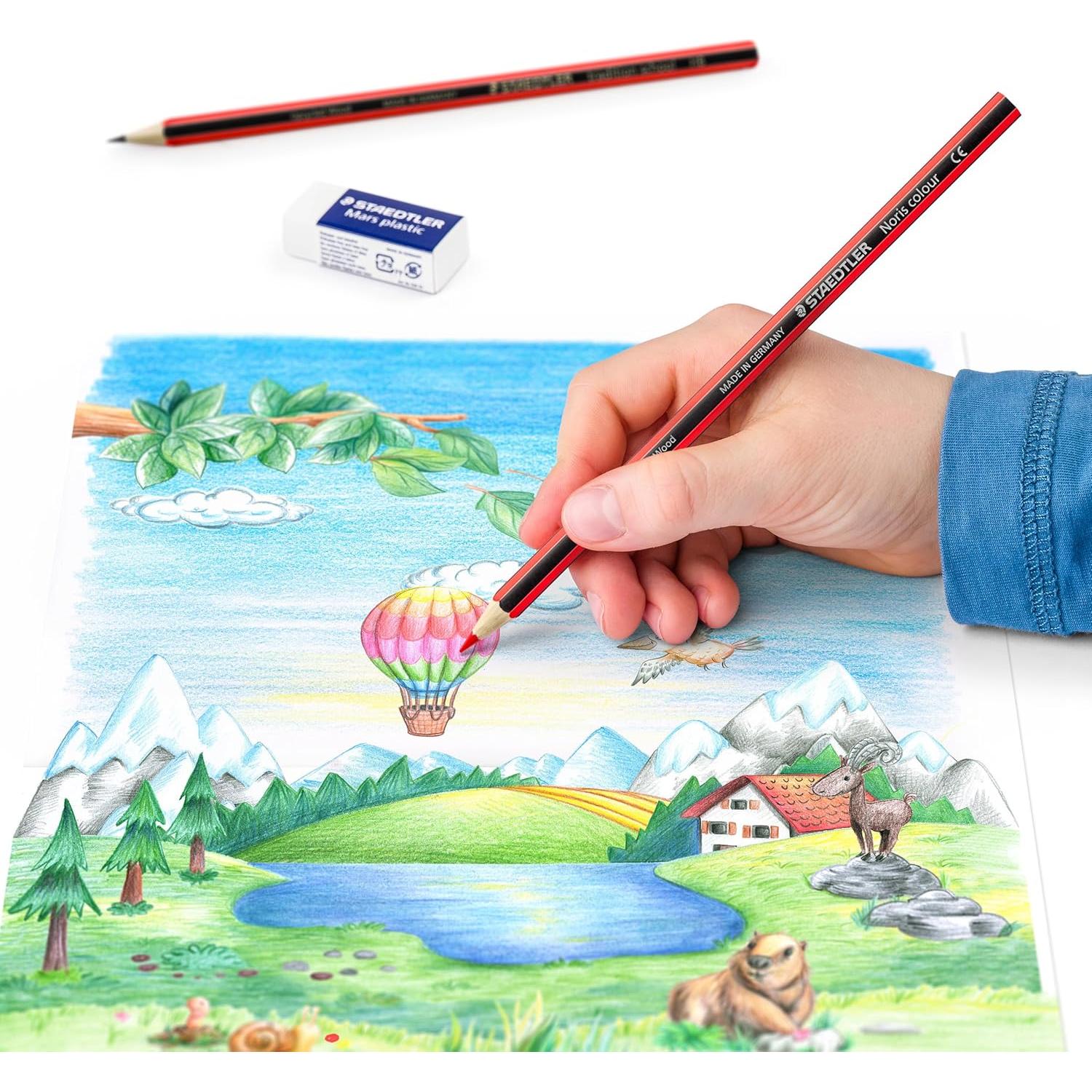 Juego de Lápices de Colores STAEDTLER 24 Piezas - Mina Resistente