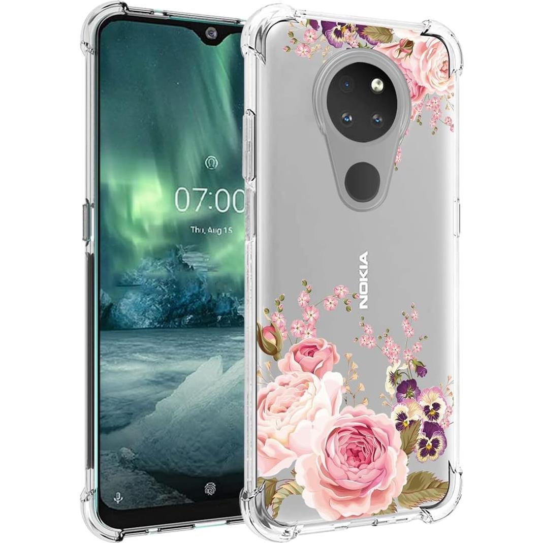 Funda Bumper TPU Transparente para Nokia 6.2 y 7.2 - Yerebel