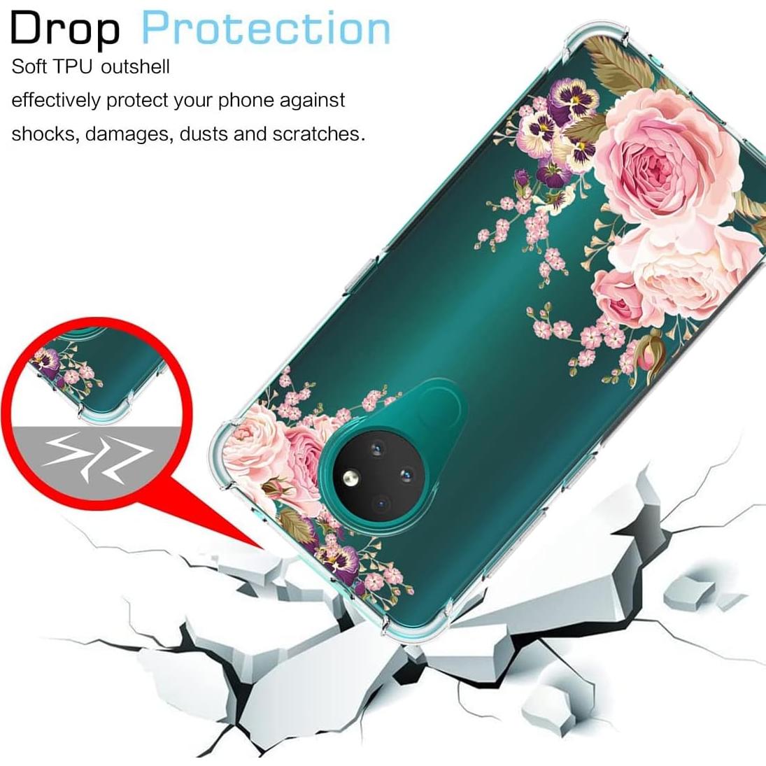 Funda Bumper TPU Transparente para Nokia 6.2 y 7.2 - Yerebel