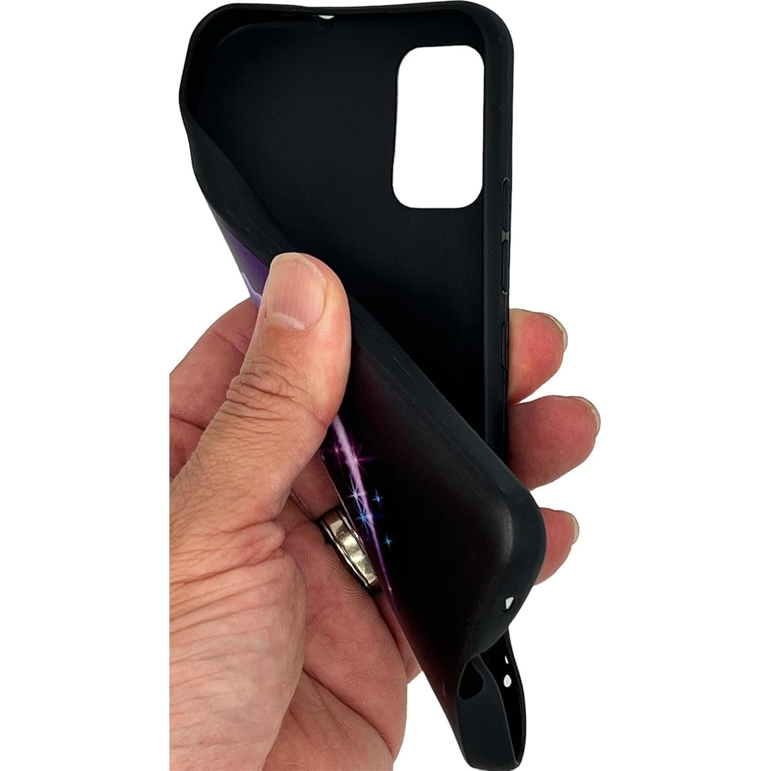 Funda TPU Flexible PT para Nokia C210 TA-1584 - Mariposa Púrpura