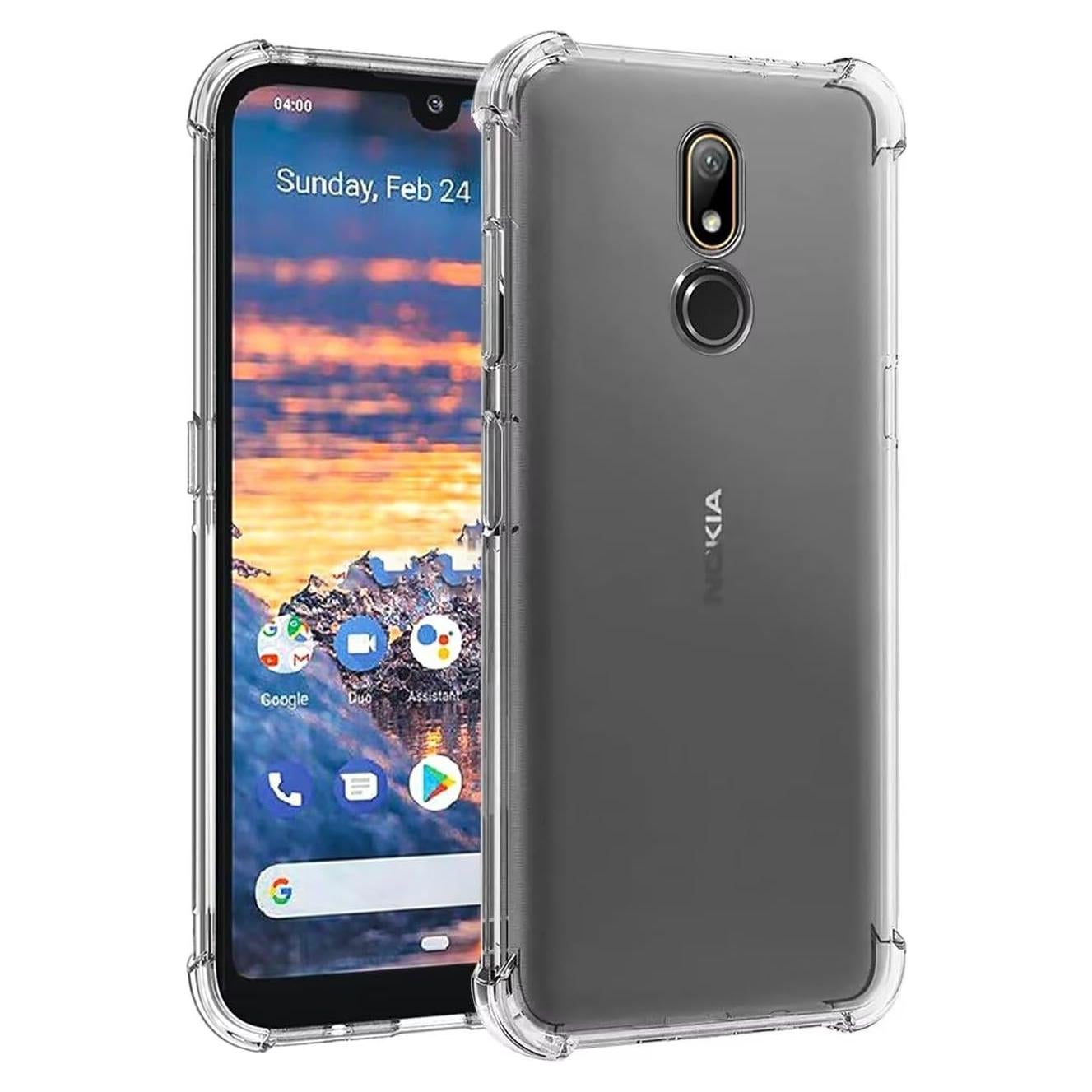 Funda protectora TPU transparente para Nokia 4.2 - Sidande
