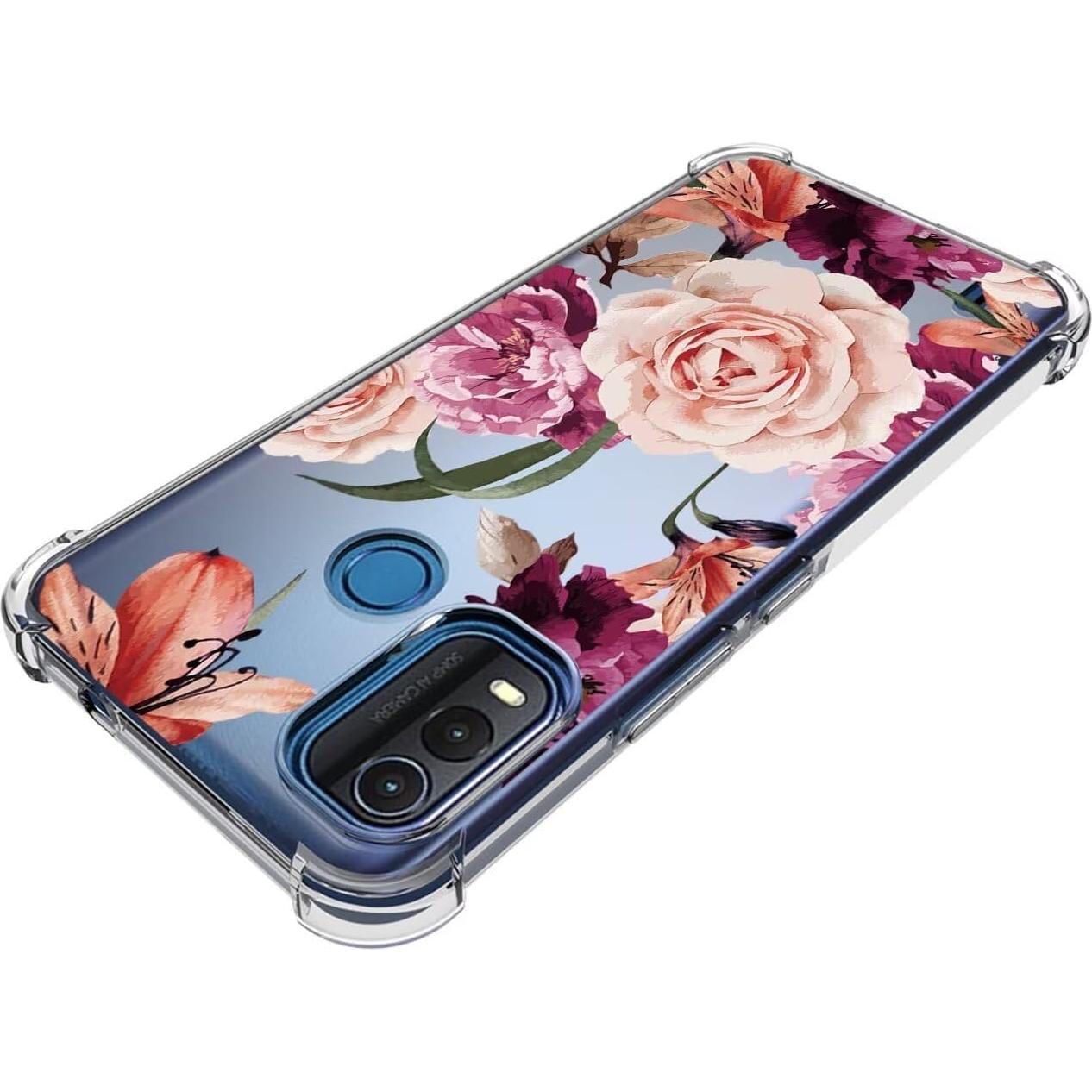 Funda protectora TPU Nokia G11 Plus - Floral Púrpura