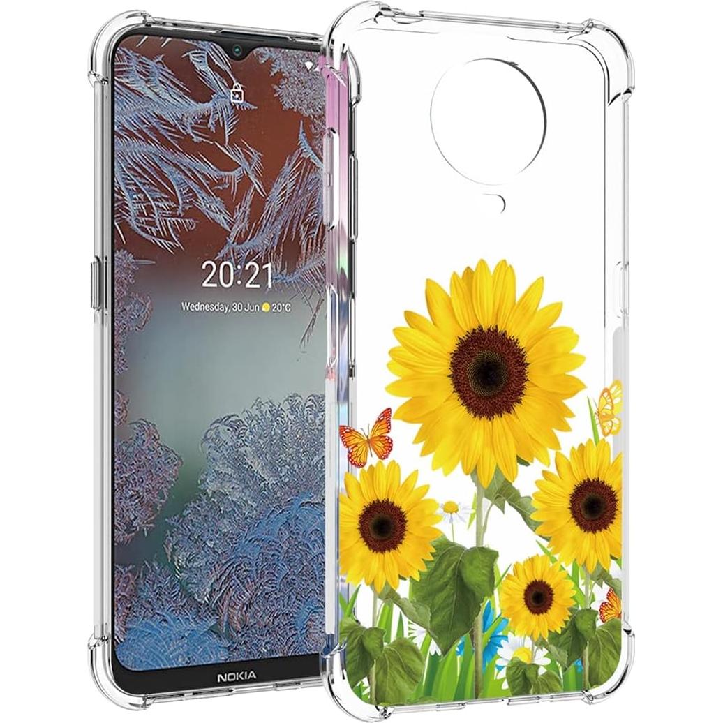 Funda delgada TPU para Nokia G10/G20 - Girasol, 32g