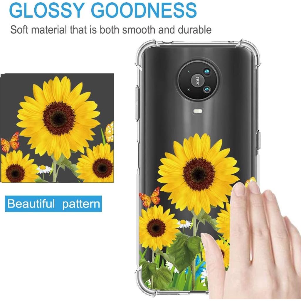 Funda delgada TPU para Nokia G10/G20 - Girasol, 32g