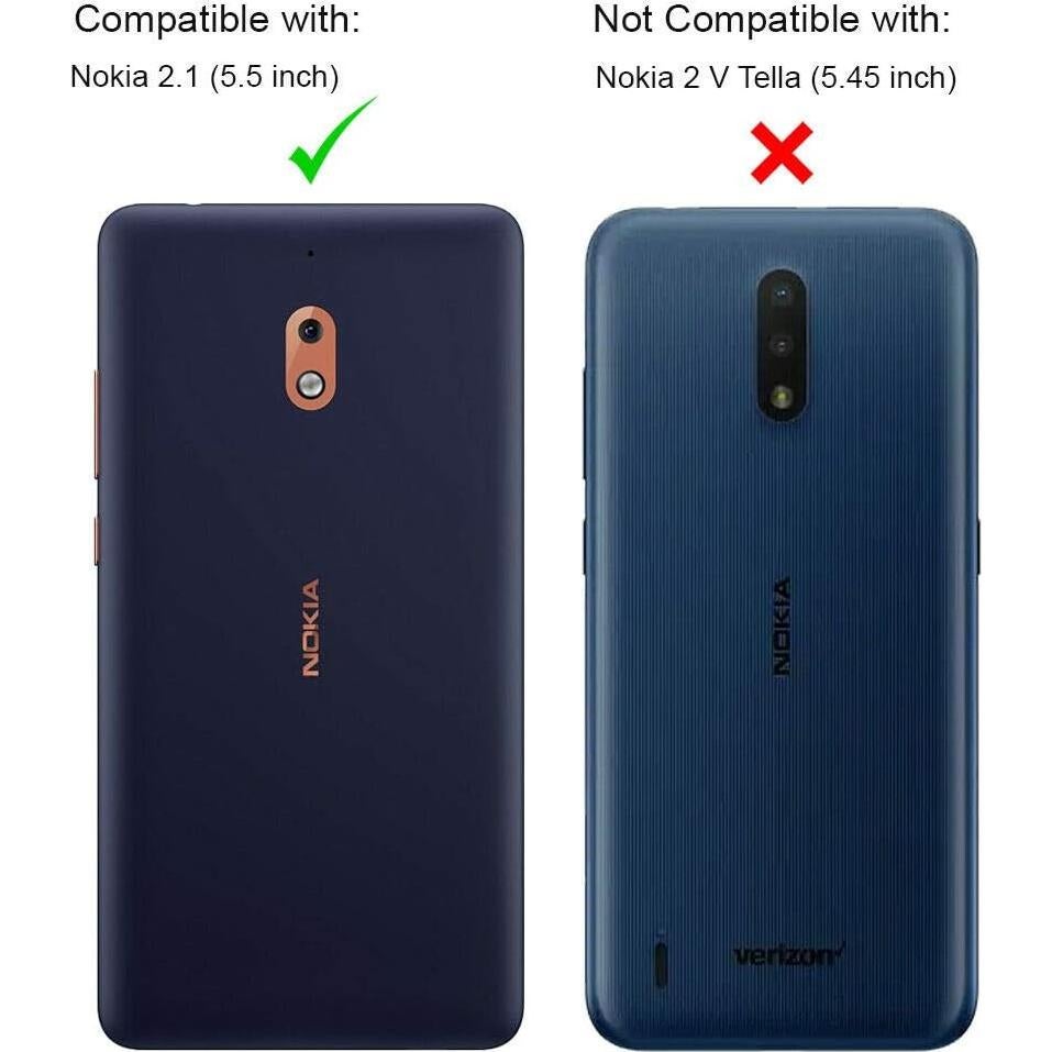 Funda TPU Transparente para Nokia 2V/2.1 5.5" - Ligera y Delgada
