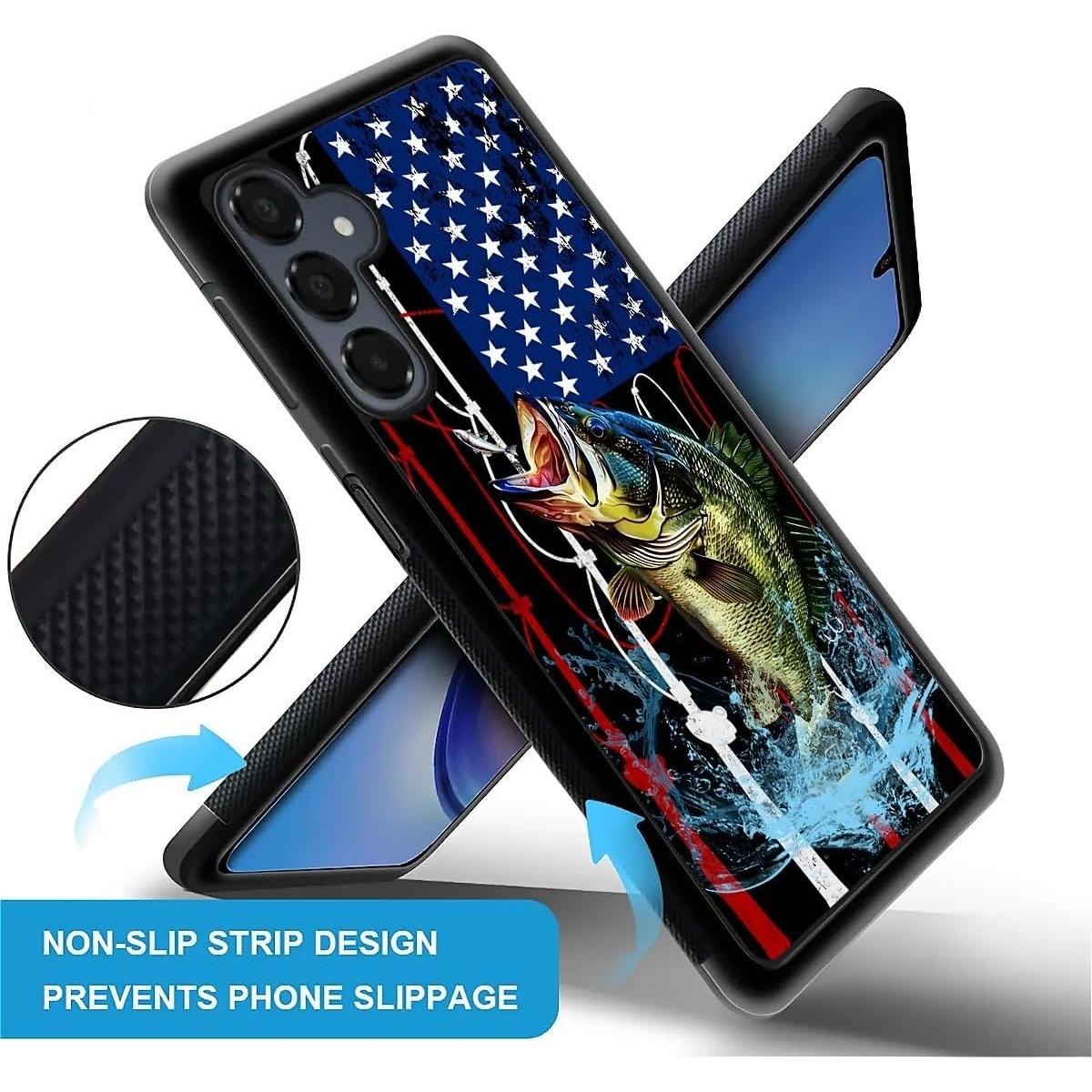 Funda Protectora Silicona Samsung Galaxy A16 Bandera Pesca
