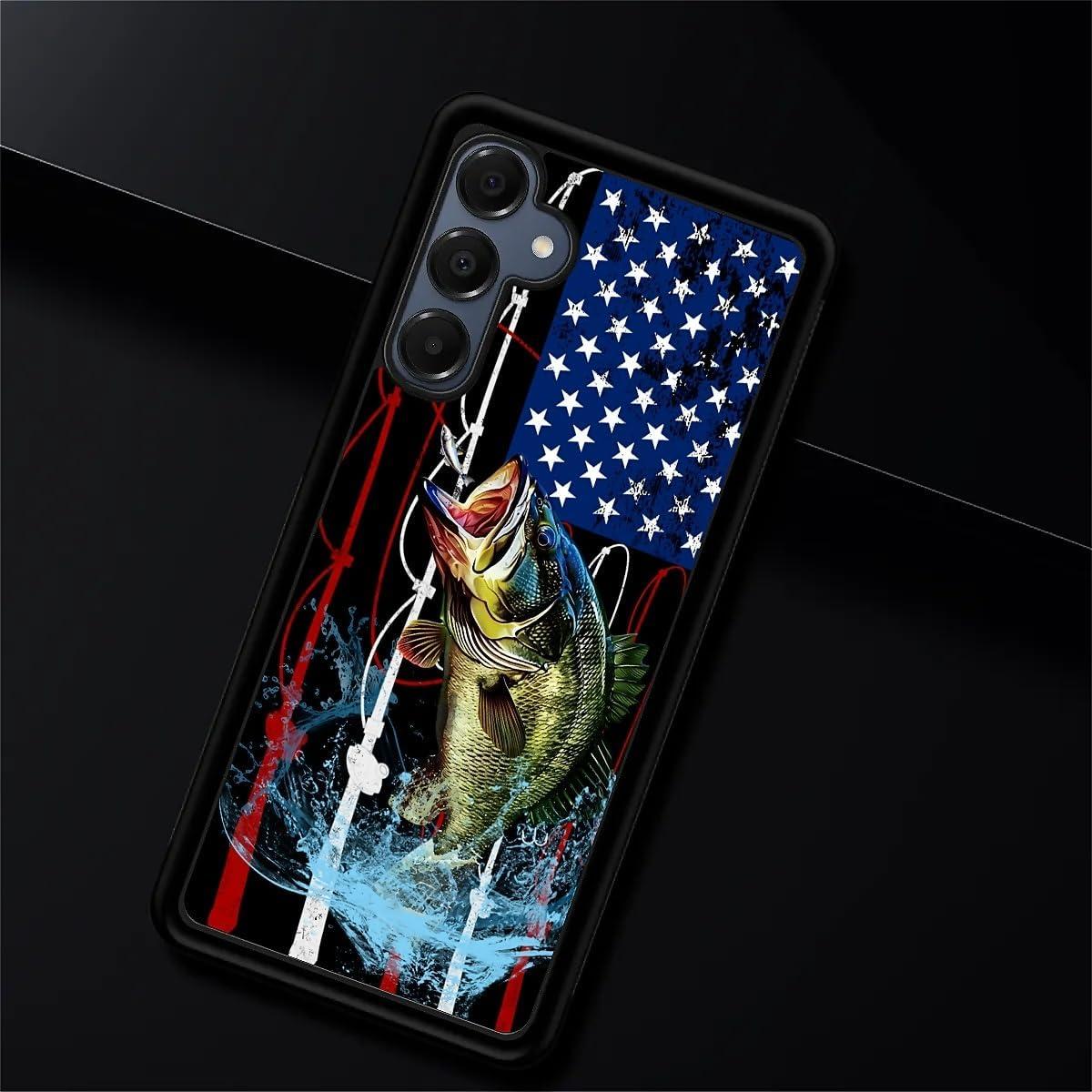 Funda Protectora Silicona Samsung Galaxy A16 Bandera Pesca