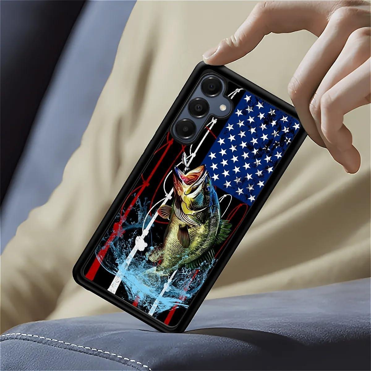 Funda Protectora Silicona Samsung Galaxy A16 Bandera Pesca