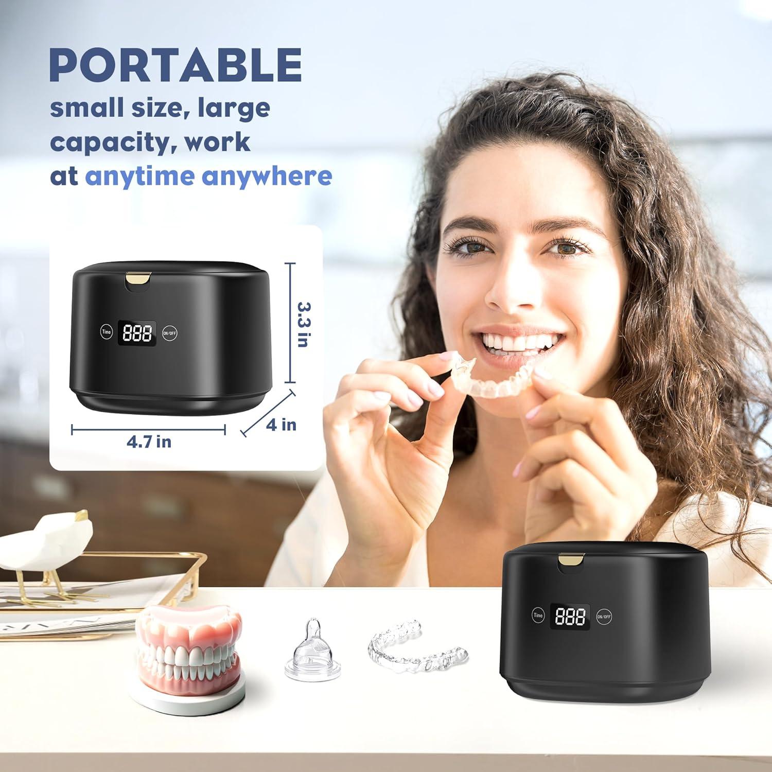 Limpiador Ultrasónico FTCIRA 30W 230ml para Joyería y Dentaduras