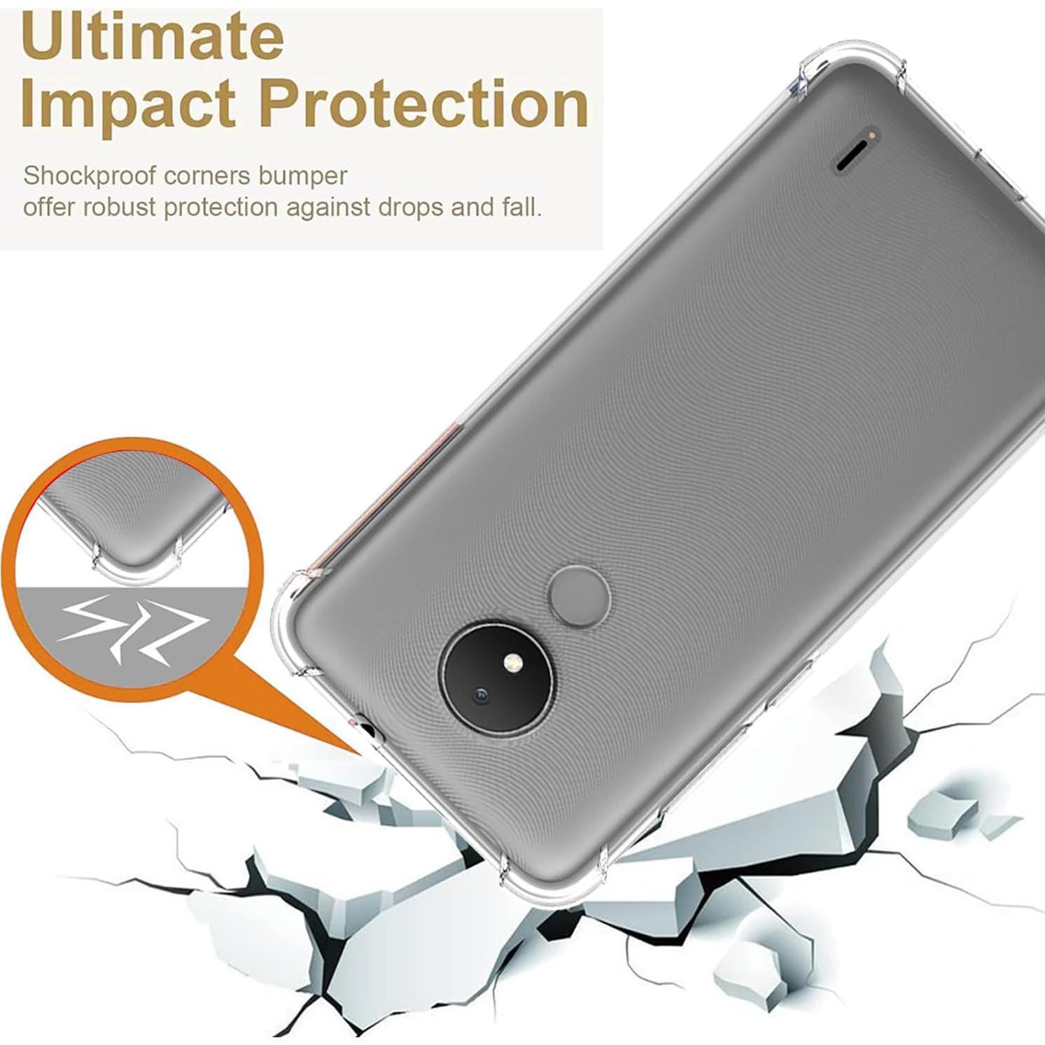 Funda TPU Transparente para Nokia C21/C20/C10 - Antigolpes