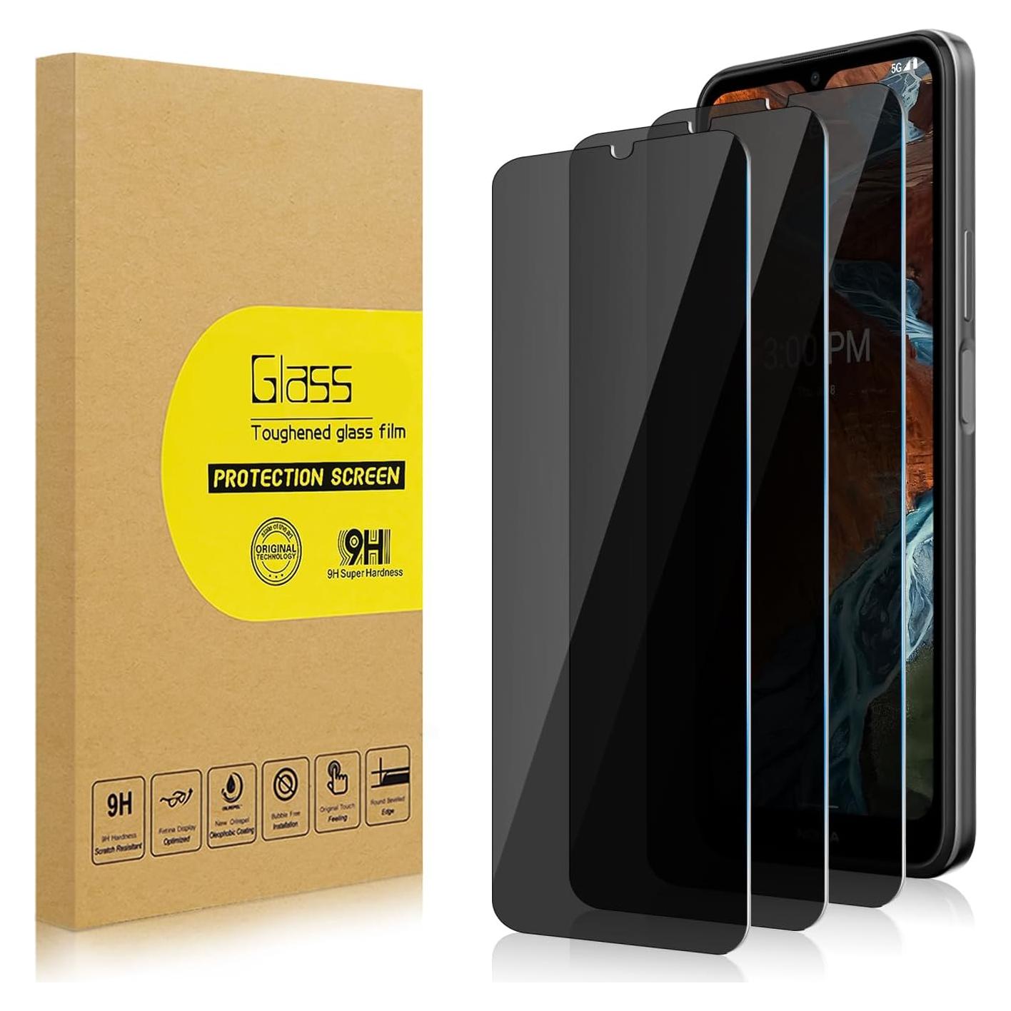 Protector de Pantalla Privado 3 Pack Lokyoo para Nokia G300 5G