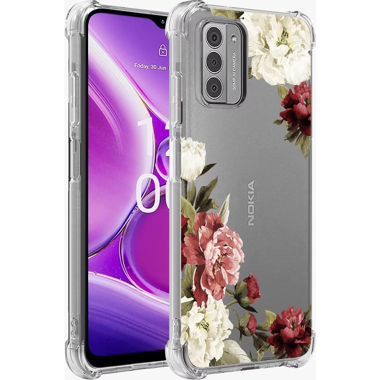 Funda TPU Floral para Nokia G42 5G y G310 5G - Ueokeird