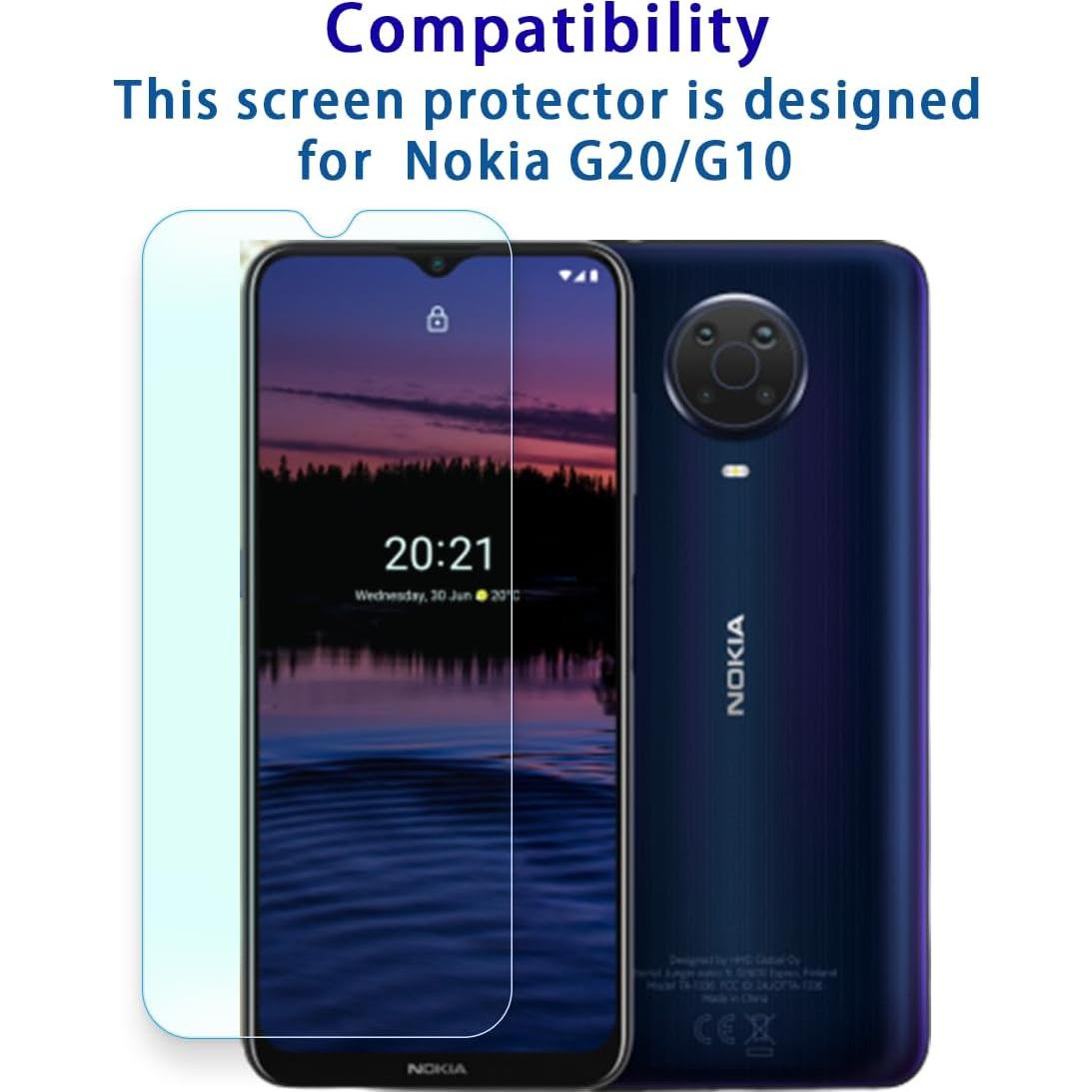 Protector de Pantalla Vidrio Templado Nokia G20/G10 9H Anti Rayas