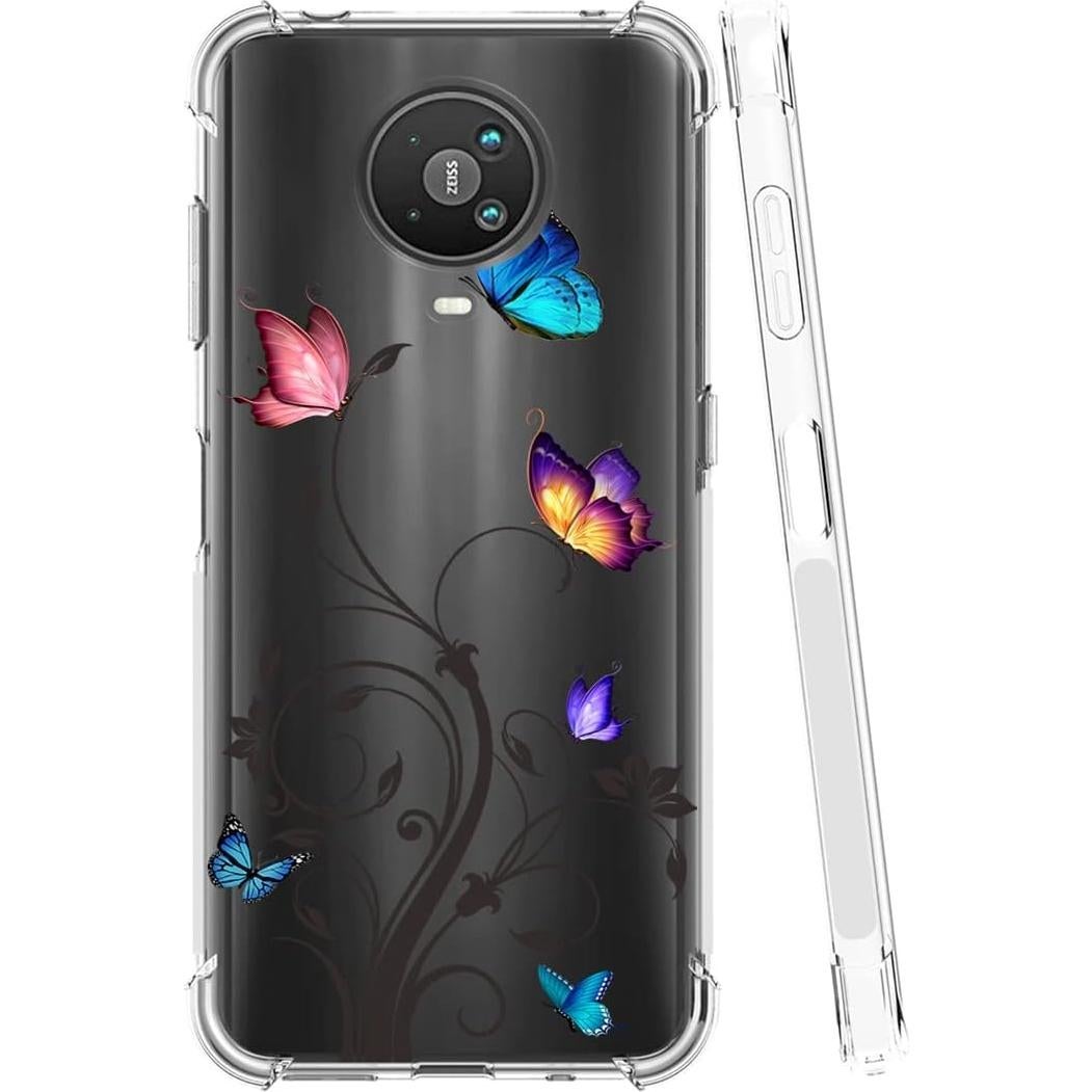 Funda TPU Transparente para Nokia G10/G20 - Mariposa