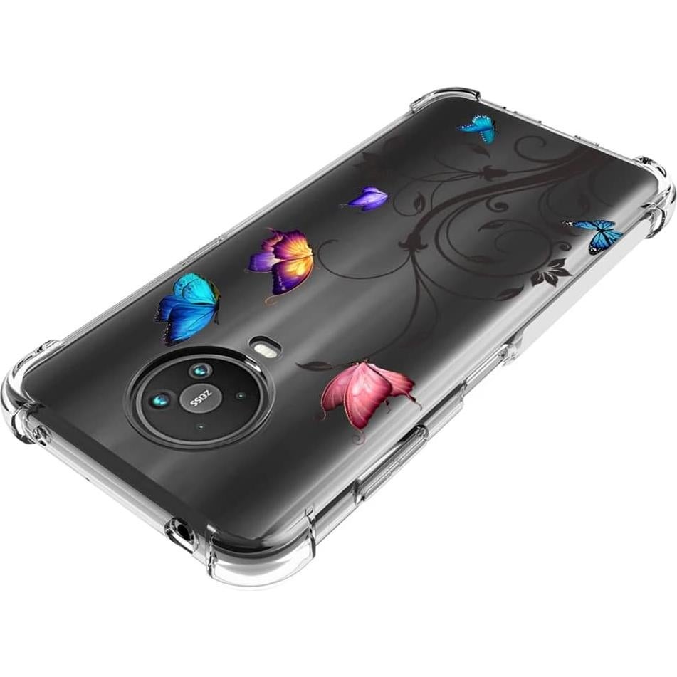 Funda TPU Transparente para Nokia G10/G20 - Mariposa