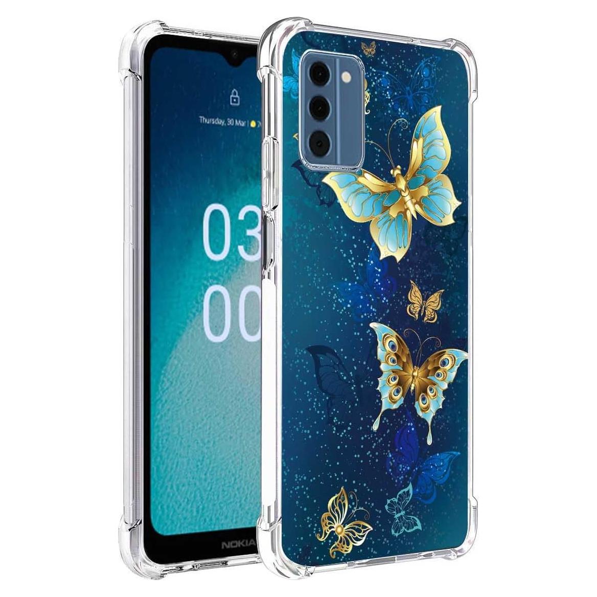Funda TPU delgada FollmeAir para Nokia C300 4G 2023 - Mariposa