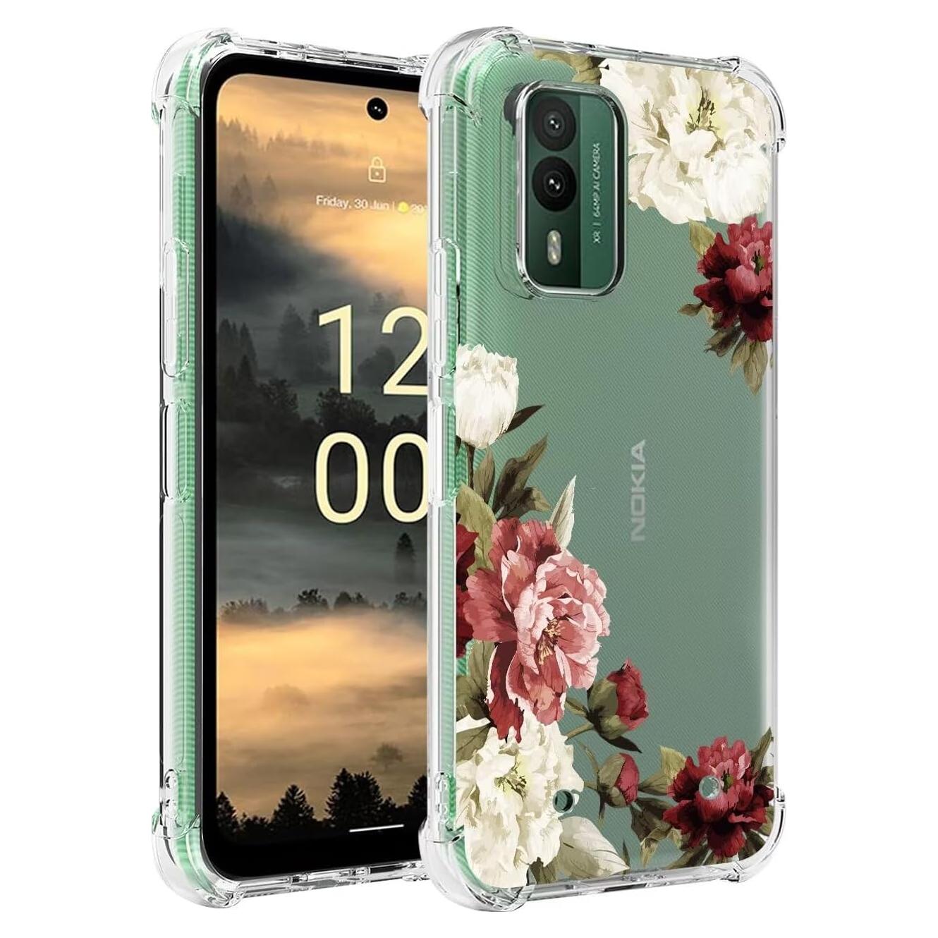 Funda TPU Floral para Nokia XR21 5G - Protección Premium