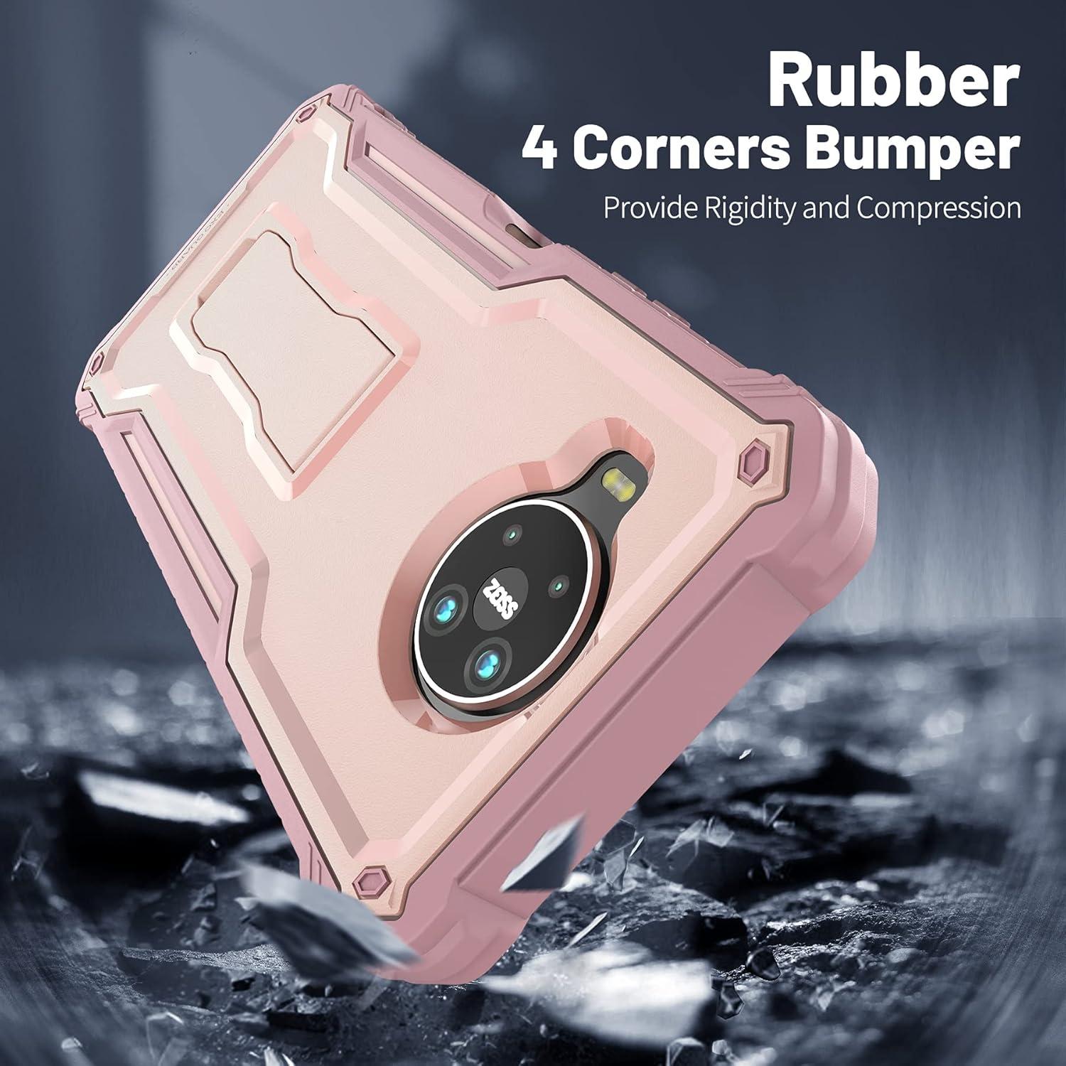 Funda ExoGuard Rosa para Nokia 8 V 5G UW y 8.3 con Soporte