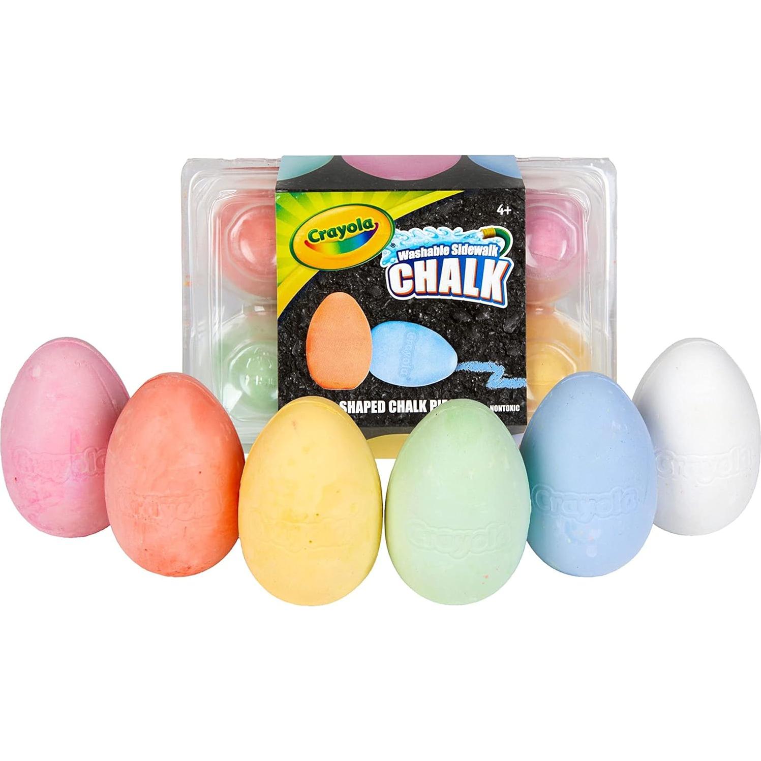 Set de Tiza Crayola 6 Unidades Antirrollo No Tóxica