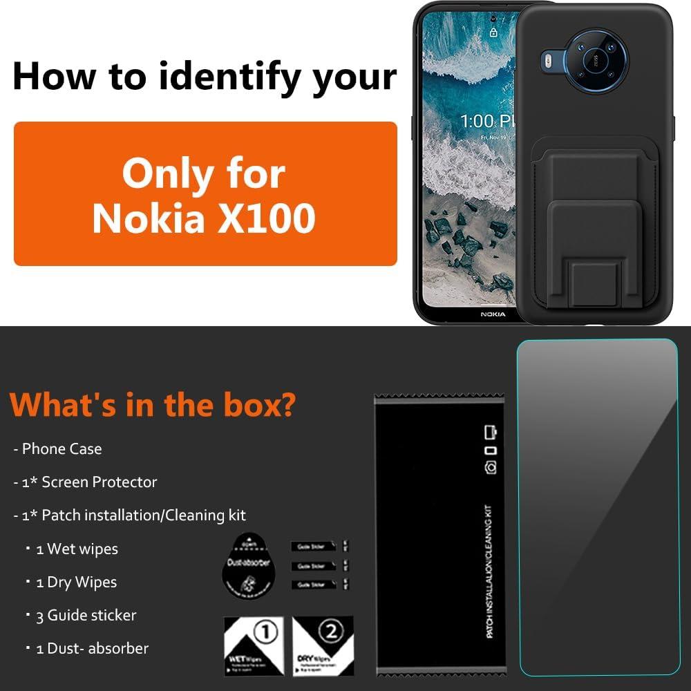 Funda protectora TPU para Nokia X100 - Soporte y ranuras