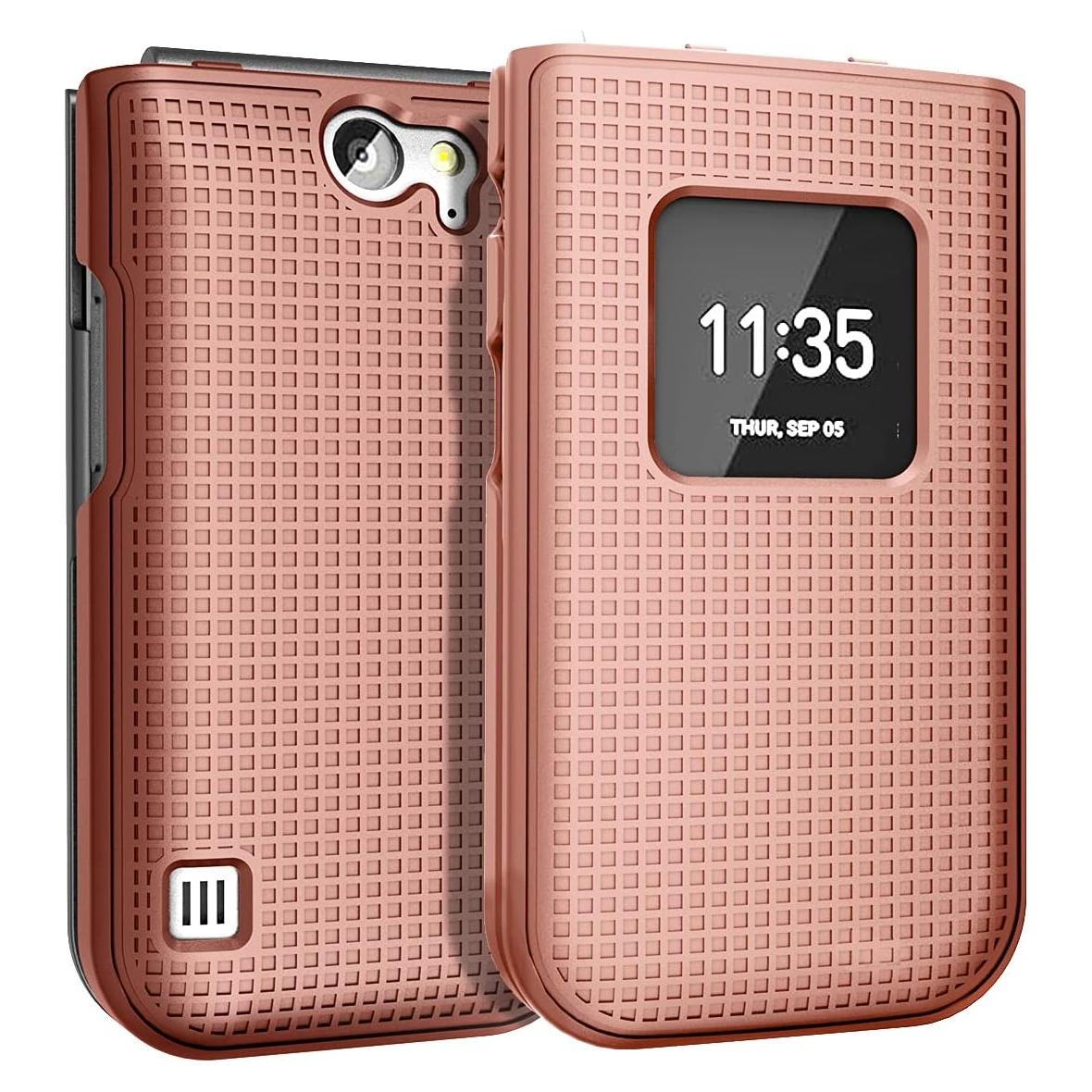 Funda Dura Nakedcellphone Rosa Dorado para Nokia 2720 V