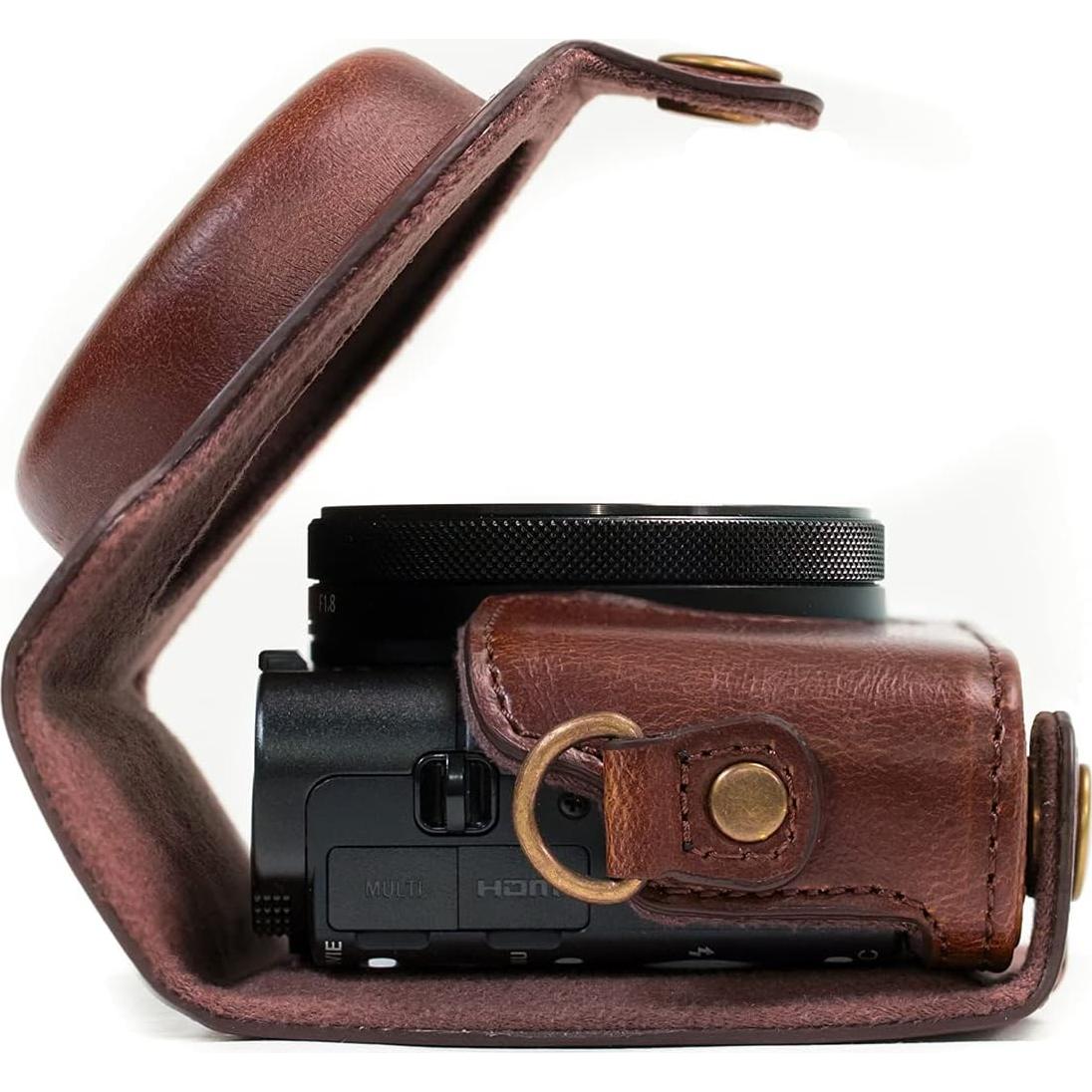 Funda de cámara de cuero MegaGear para Sony Cyber-Shot RX100