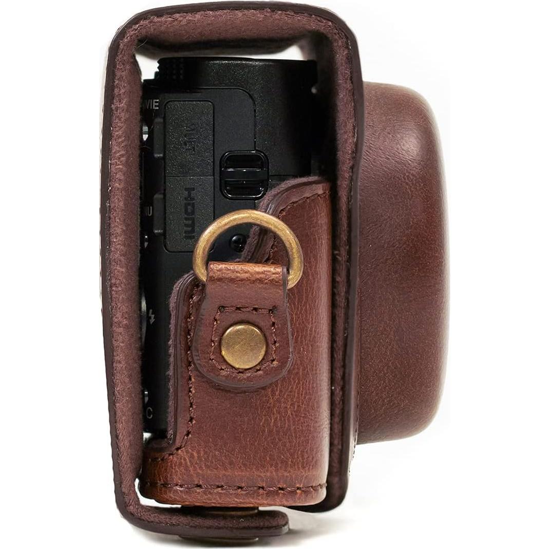 Funda de cámara de cuero MegaGear para Sony Cyber-Shot RX100
