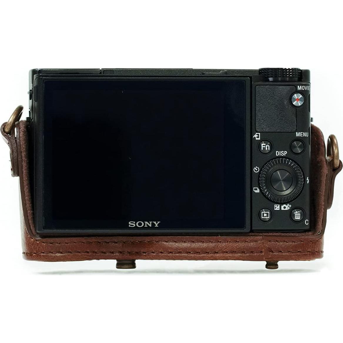 Funda de cámara de cuero MegaGear para Sony Cyber-Shot RX100