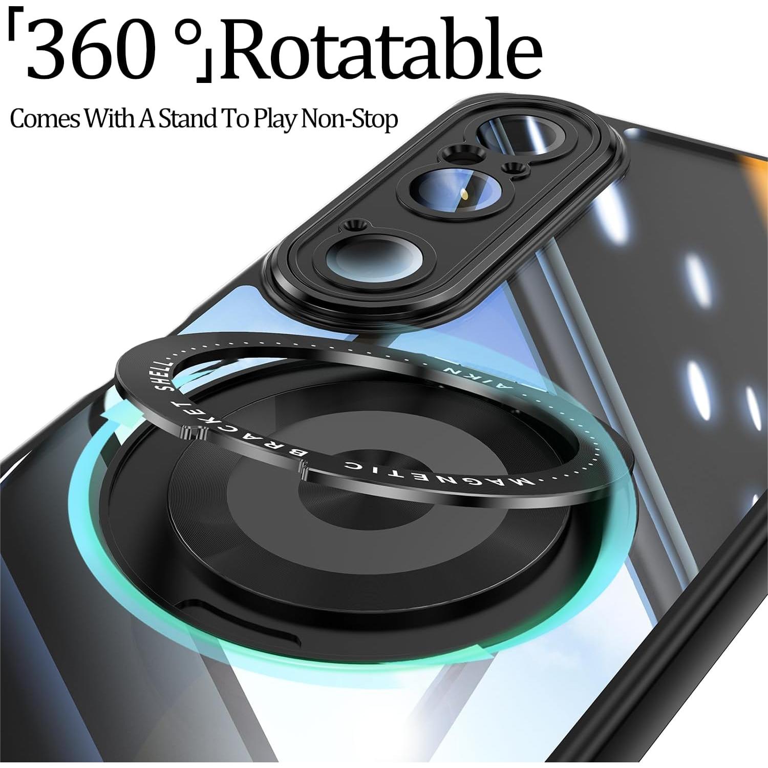 Funda Magnética Sony Xperia 1 VI con Soporte 360° - Negra