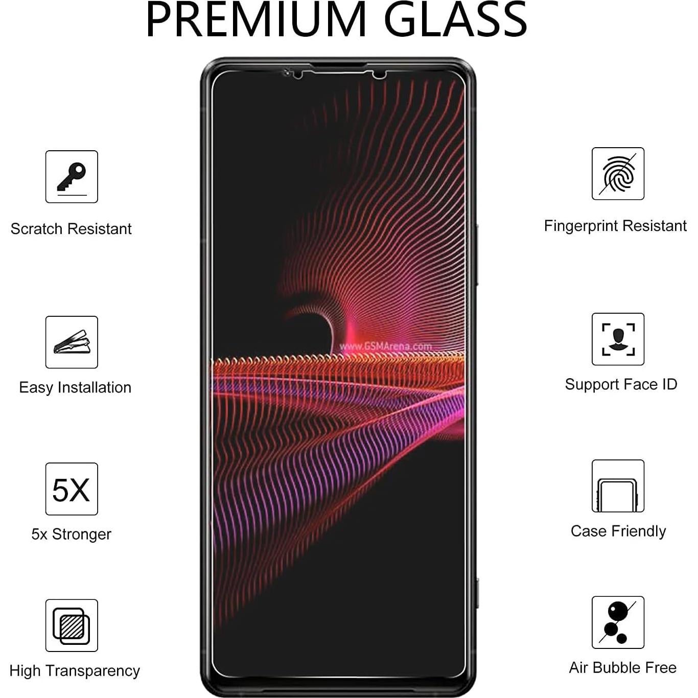 Protector de Pantalla Suttkue para Sony Xperia 1 III 9H