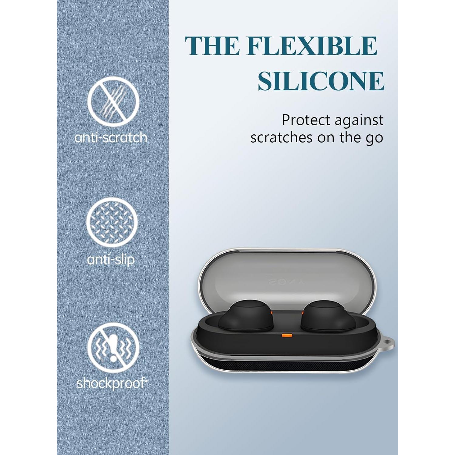 Funda Protectora TPU para Auriculares Sony WF-C500 - WUNIAK