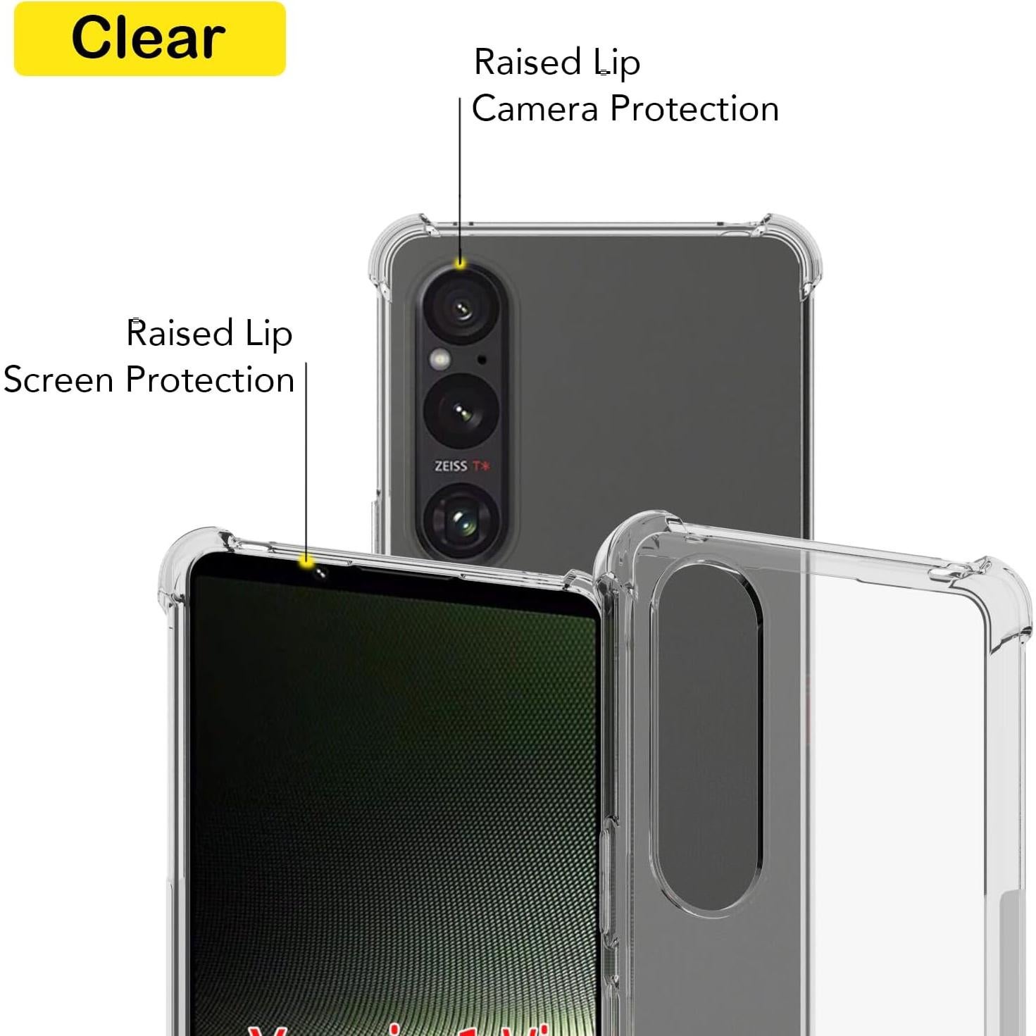 Funda TPU Transparente USTIYA para Sony Xperia 1 Vi 6 Gen