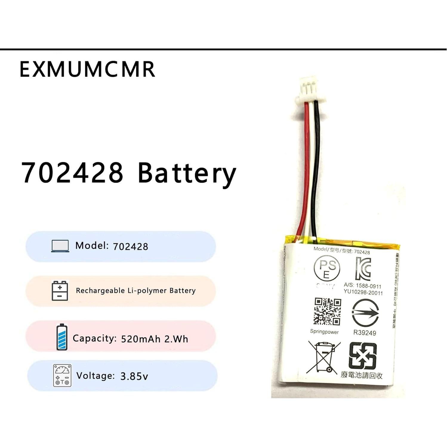 Batería Li-Polímero 702428 FENGMAI para Sony WF-1000XM4 3.85V 520mAh